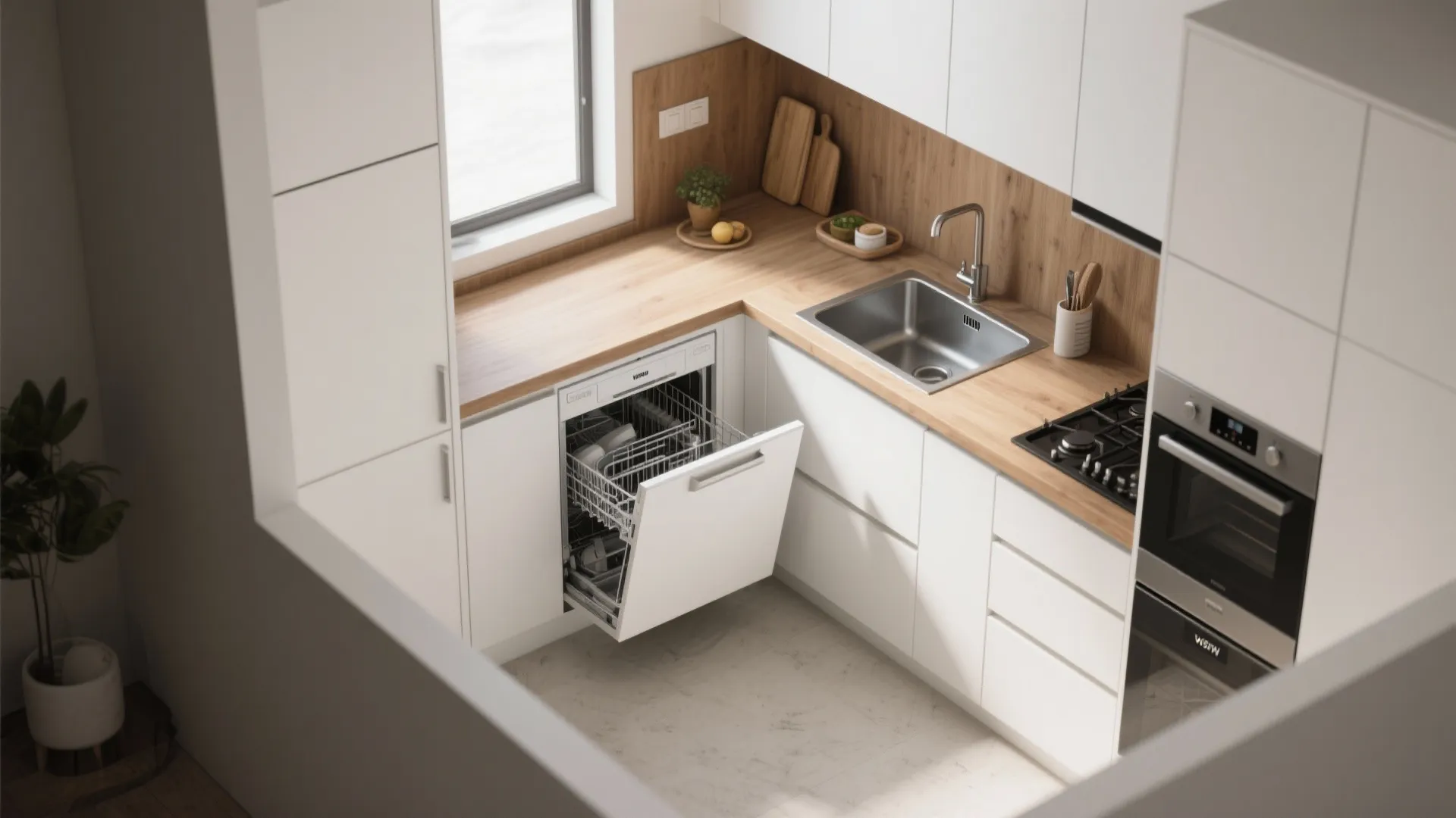 3. Integrate appliances and multipurpose zones