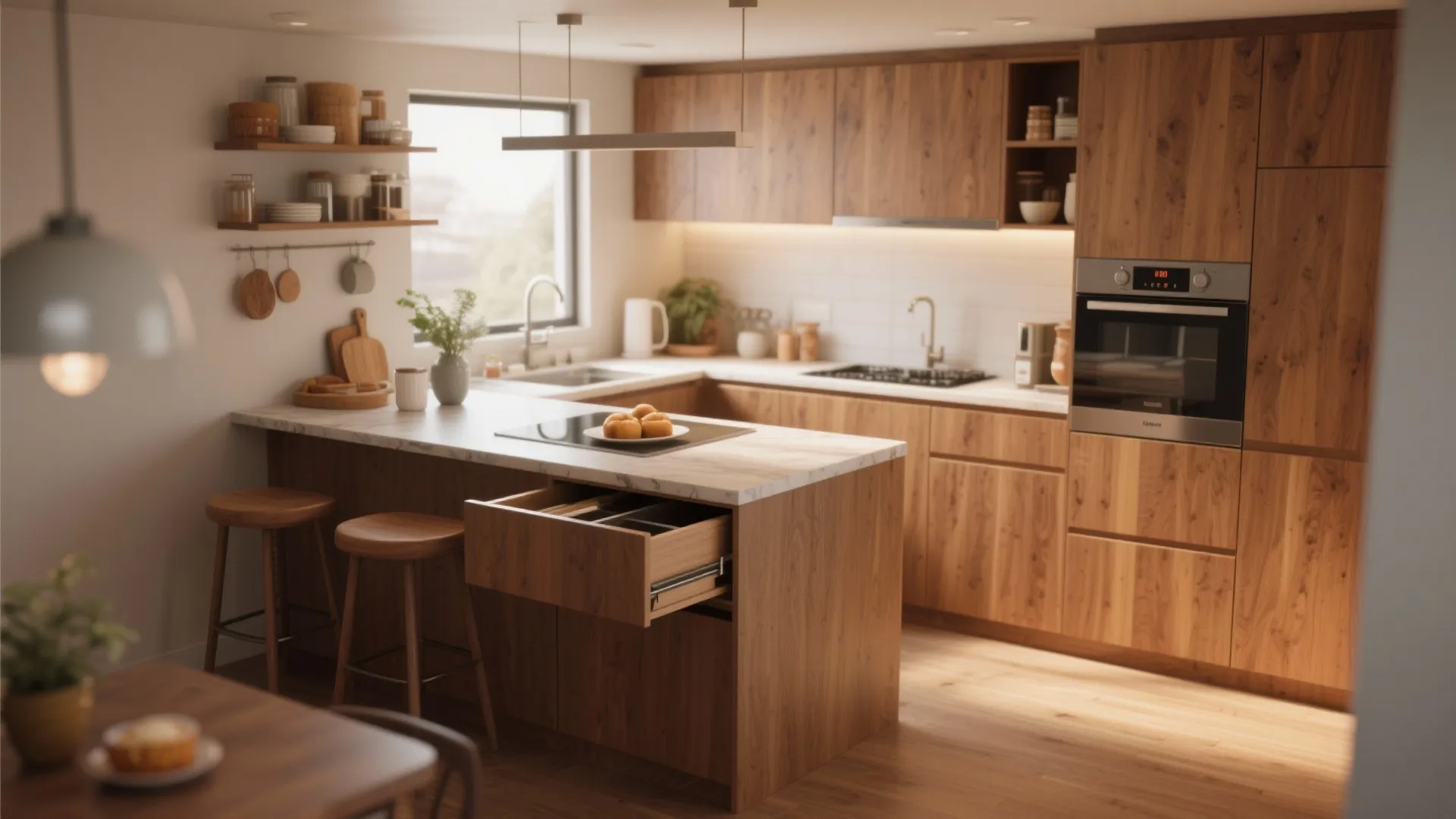 Idea 2: Multifunction Kitchen Island