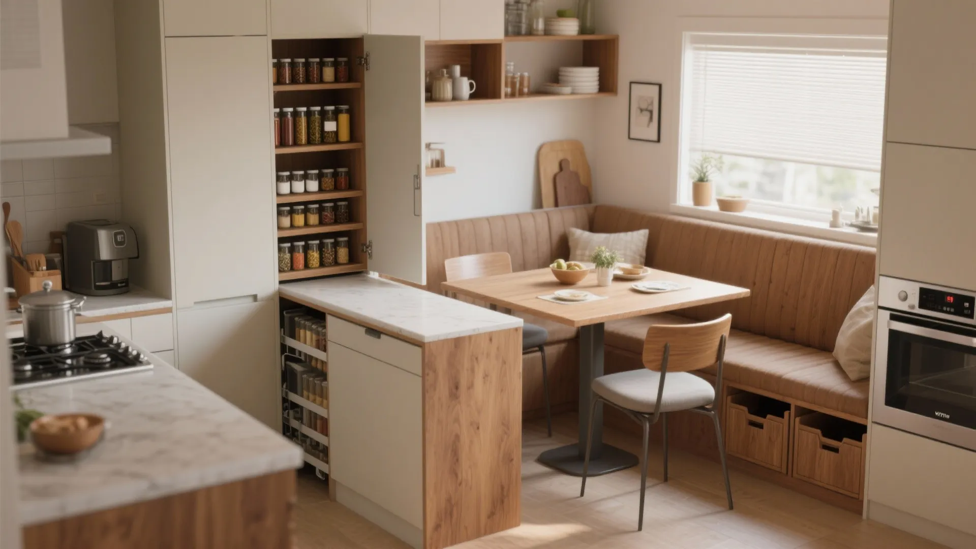 3. Choose integrated, multi-function pieces