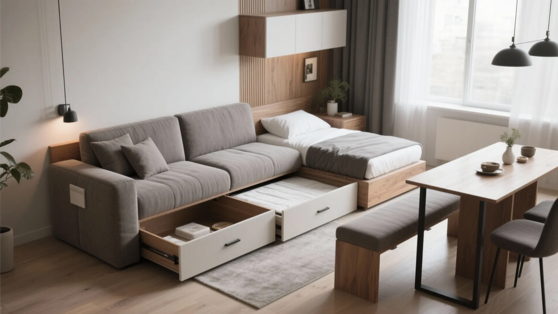 Modern Furniture for Small Spaces: 5 Smart Ideas: Practical, stylish modern furniture solutions that make tiny rooms feel open and lived-in