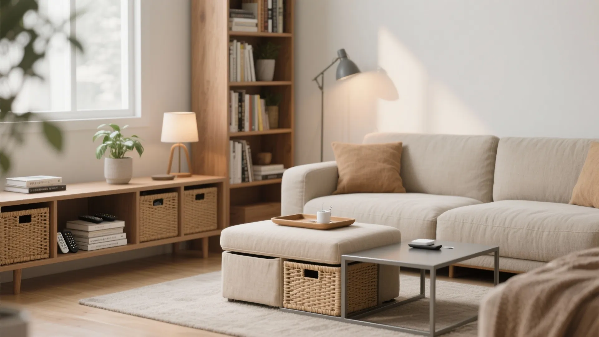 4) Multifunction Storage That Looks Like Decor