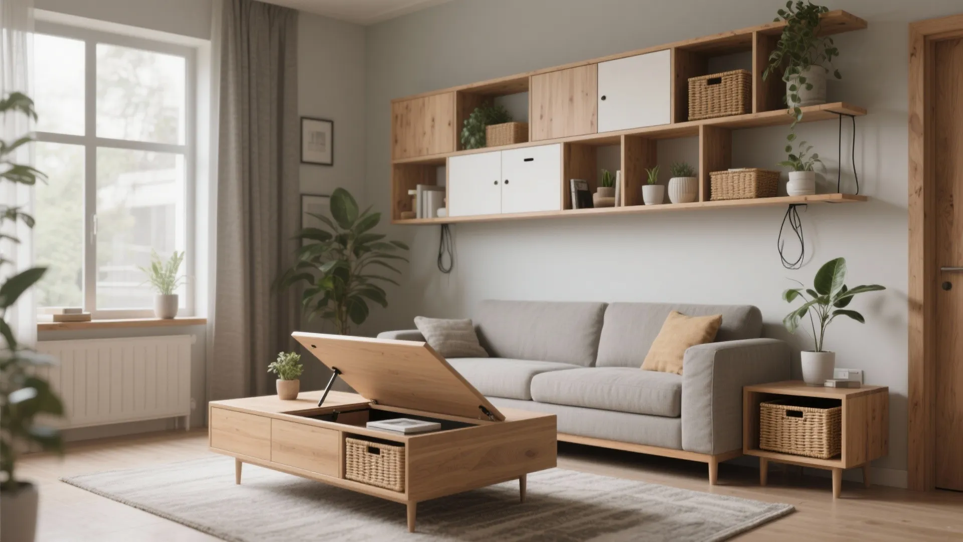 Multifunction storage that doubles as decor