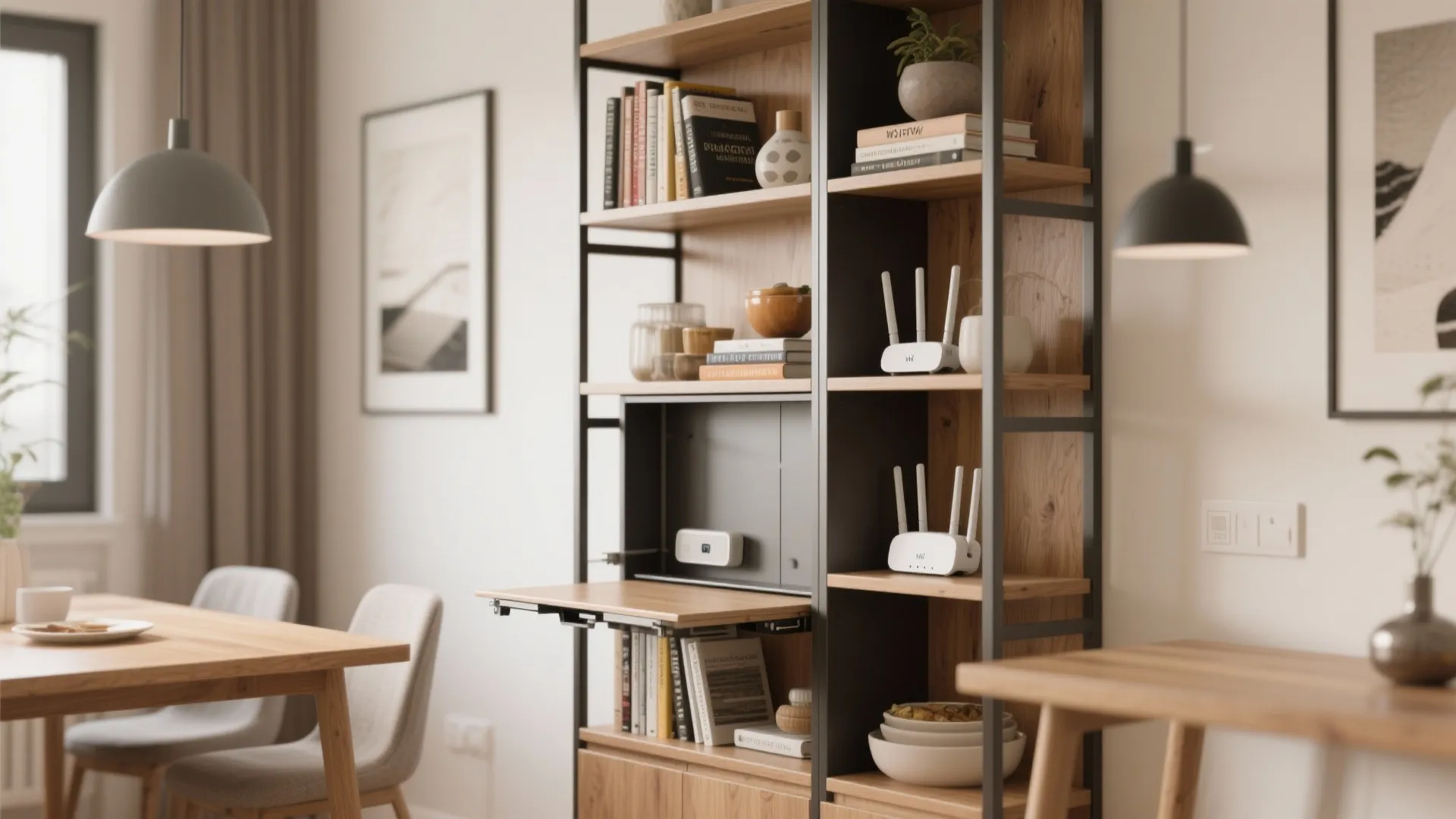 Idea 3: Multifunctional Storage Wall