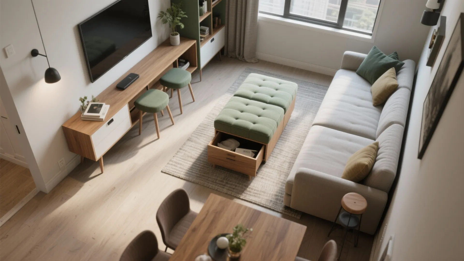 3. Choose multifunctional furniture