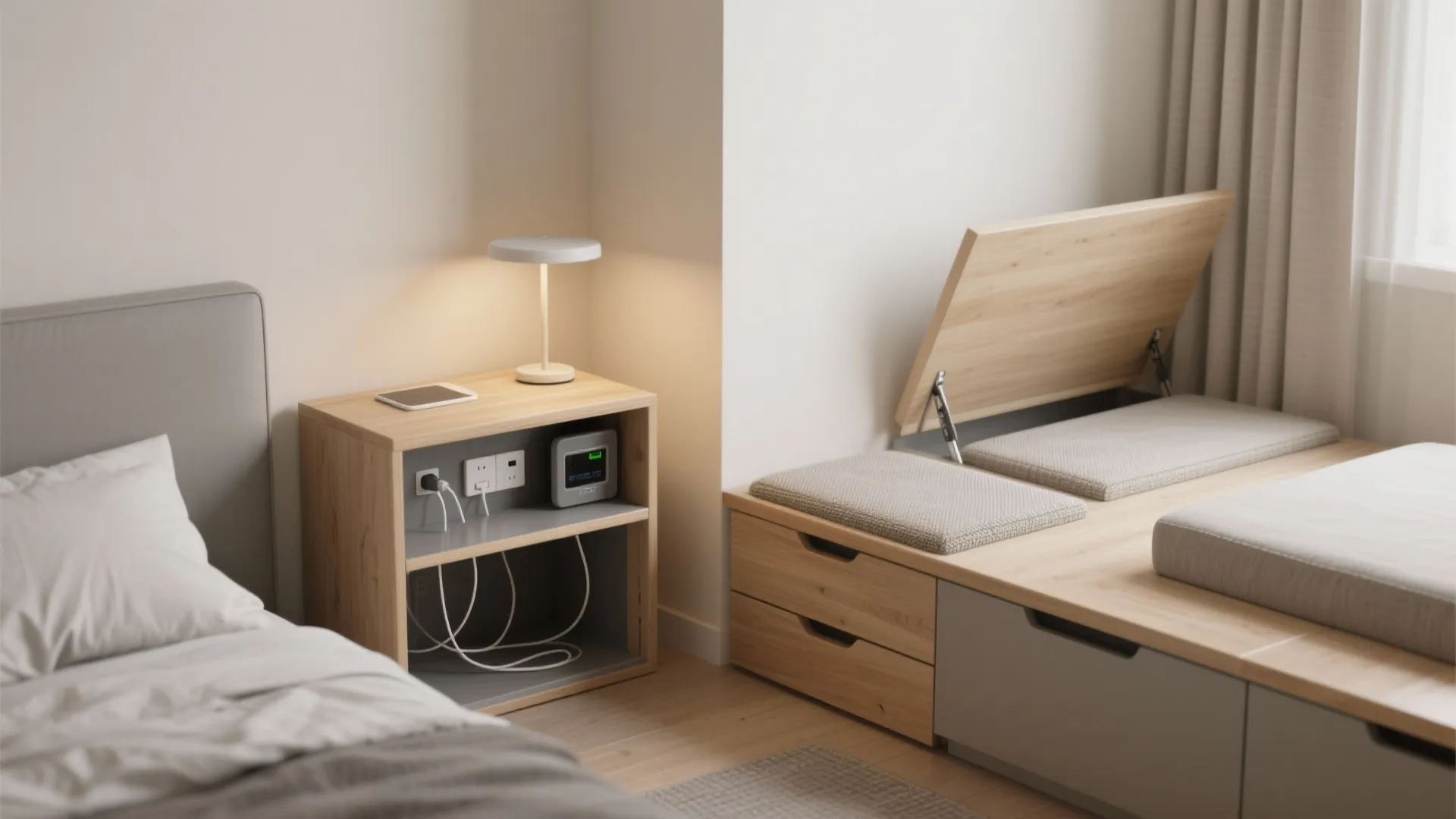 1. Embrace multifunctional furniture