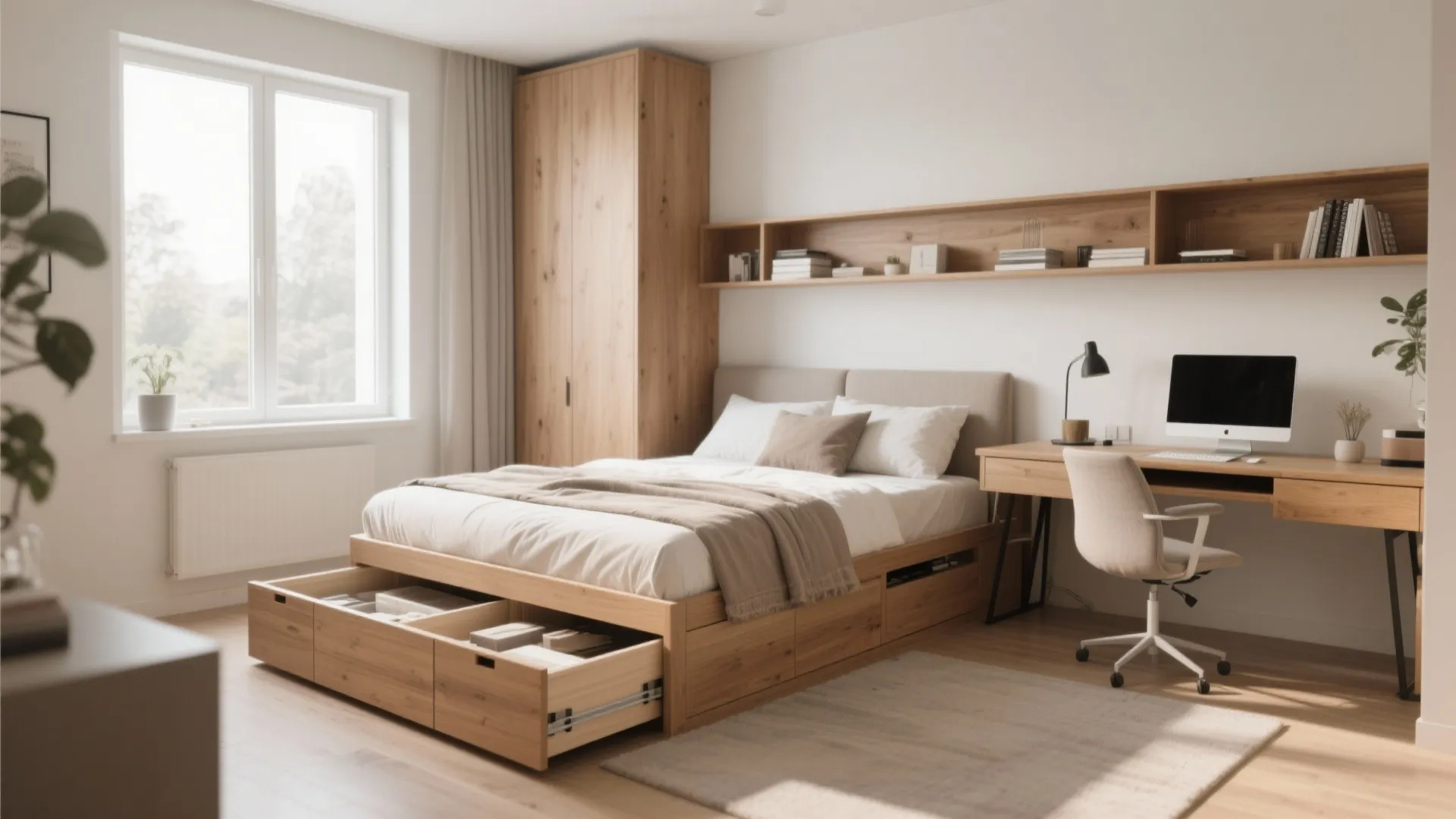 Idea 3: Multi-Functional Bed Frame