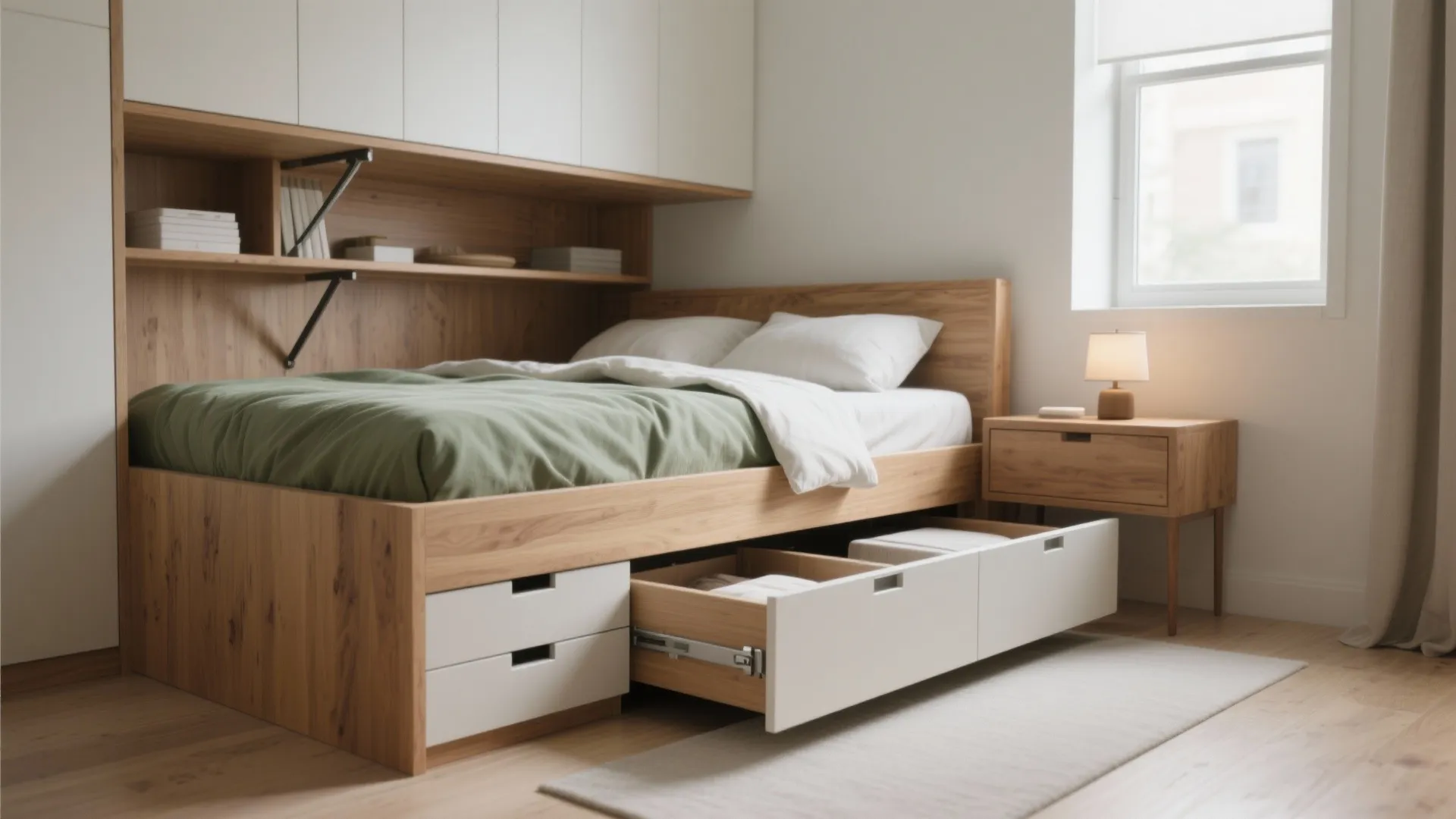1. Choose a multi-functional bed