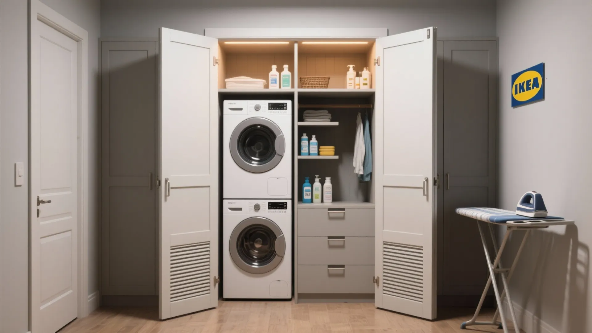 2. Build a multifunctional closet