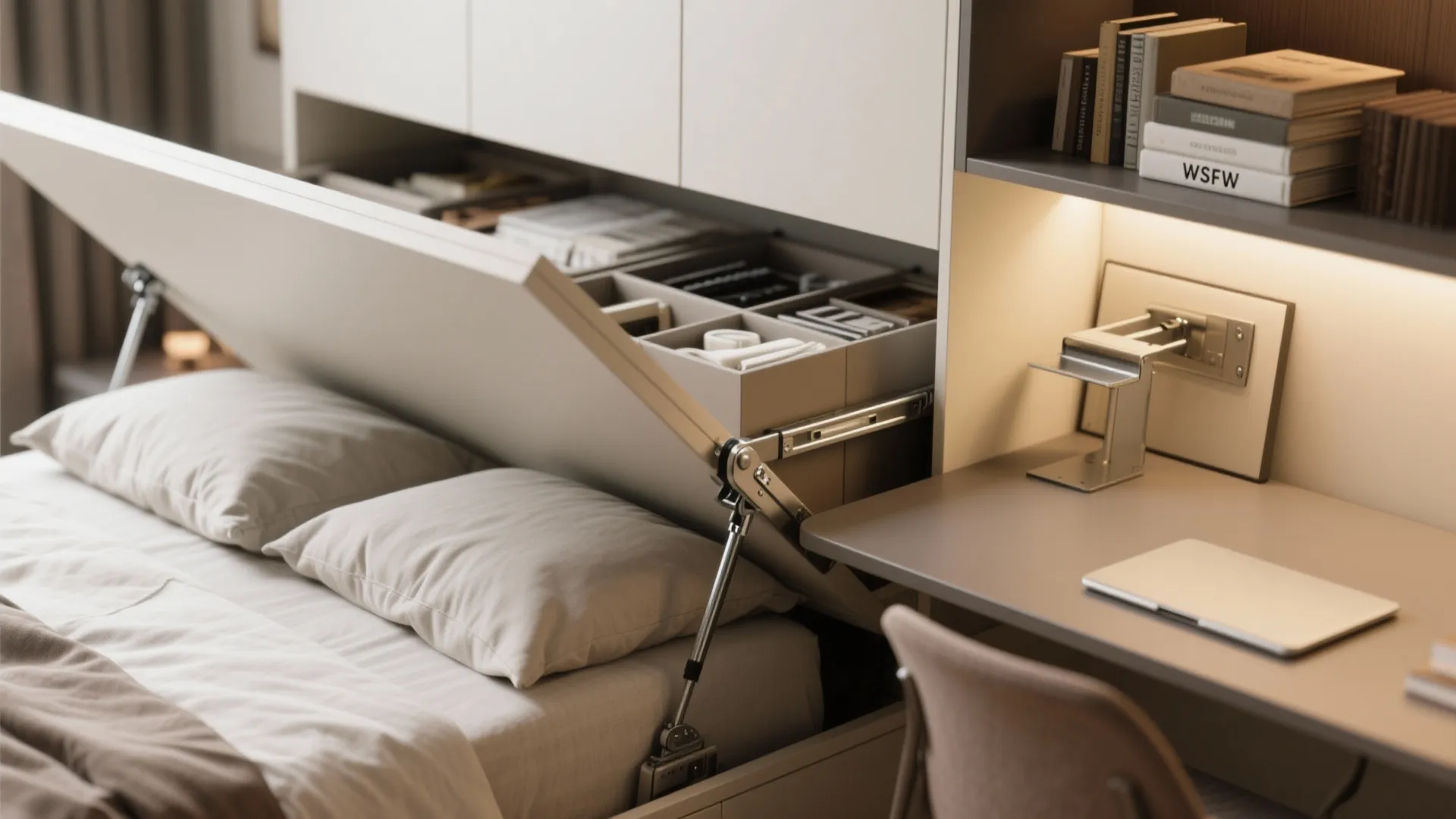 2. Choose multifunctional furniture to save floor space