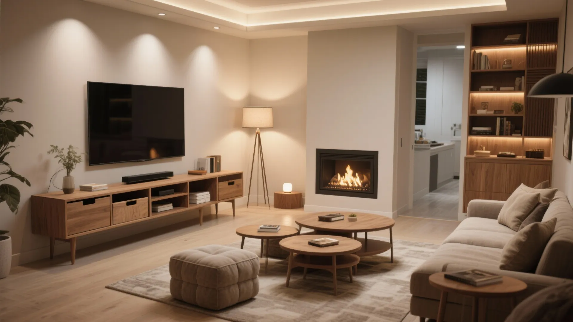 5. Choose multifunctional furniture and layered lighting