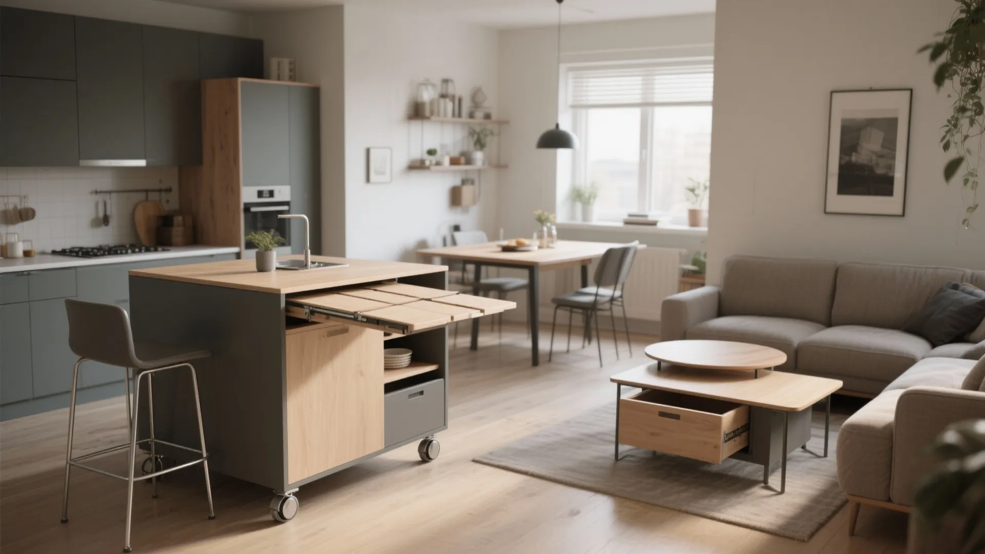 4. Multifunctional Furniture: Flexibility equals freedom