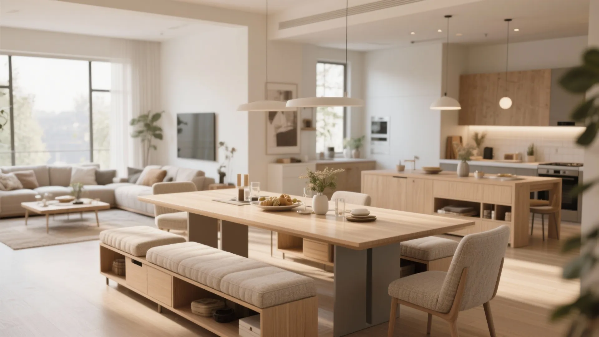 4. Add multifunctional furniture