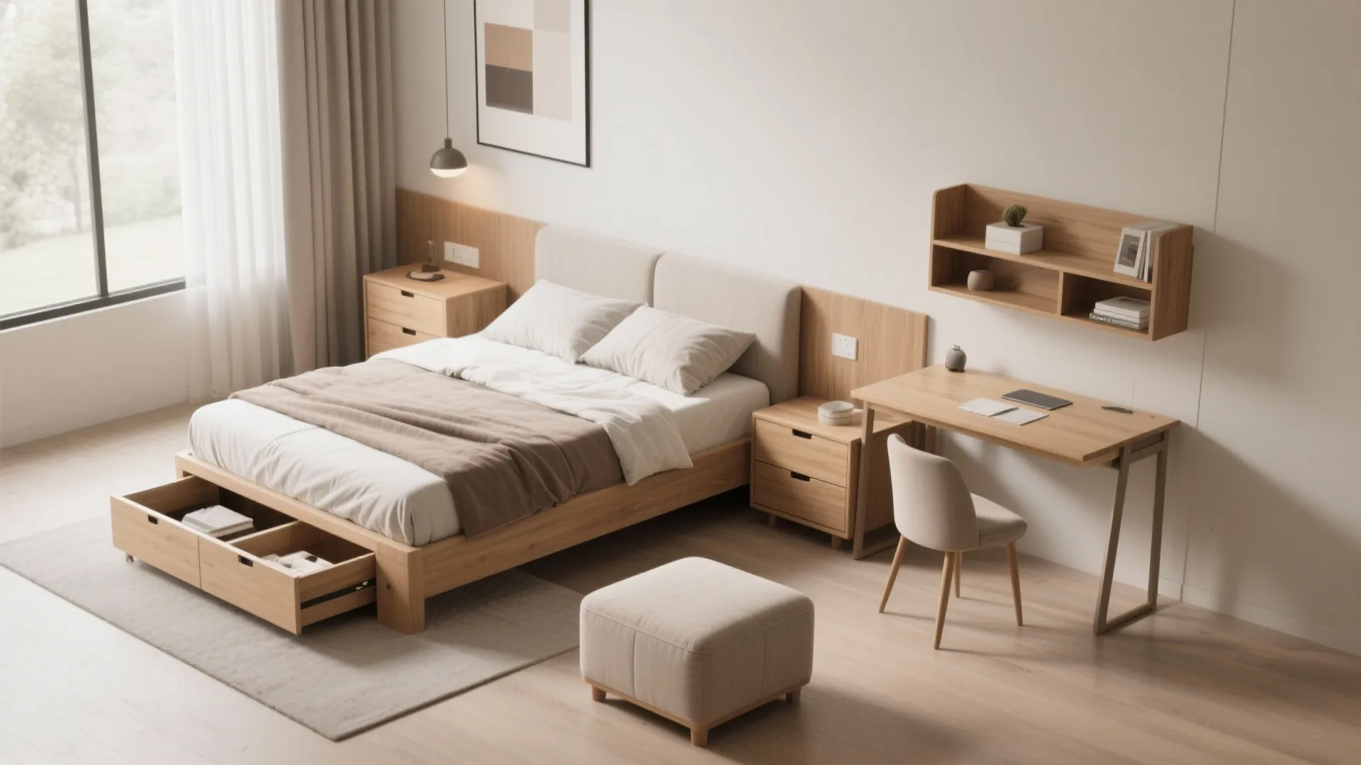 2. Choose Multifunctional Furniture