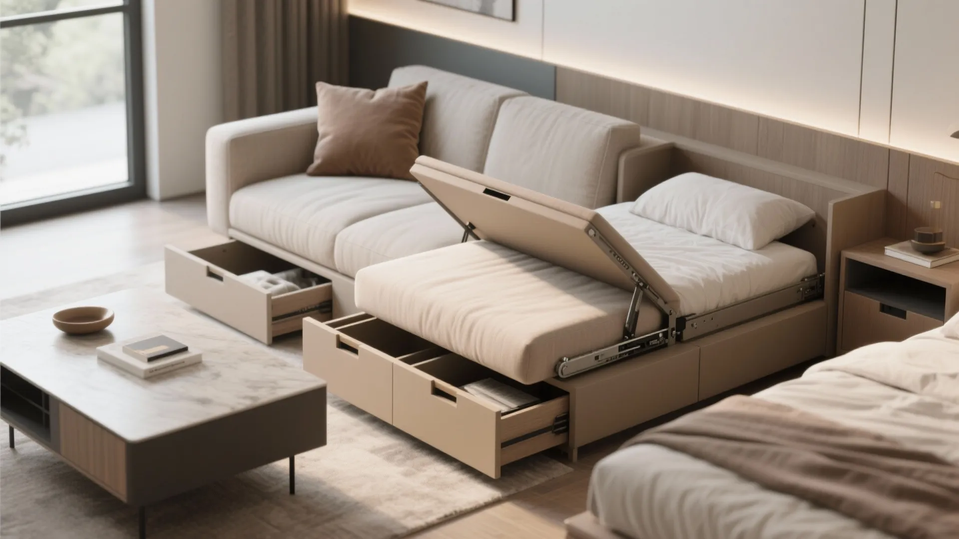 1. Multi-functional furniture as your superhero