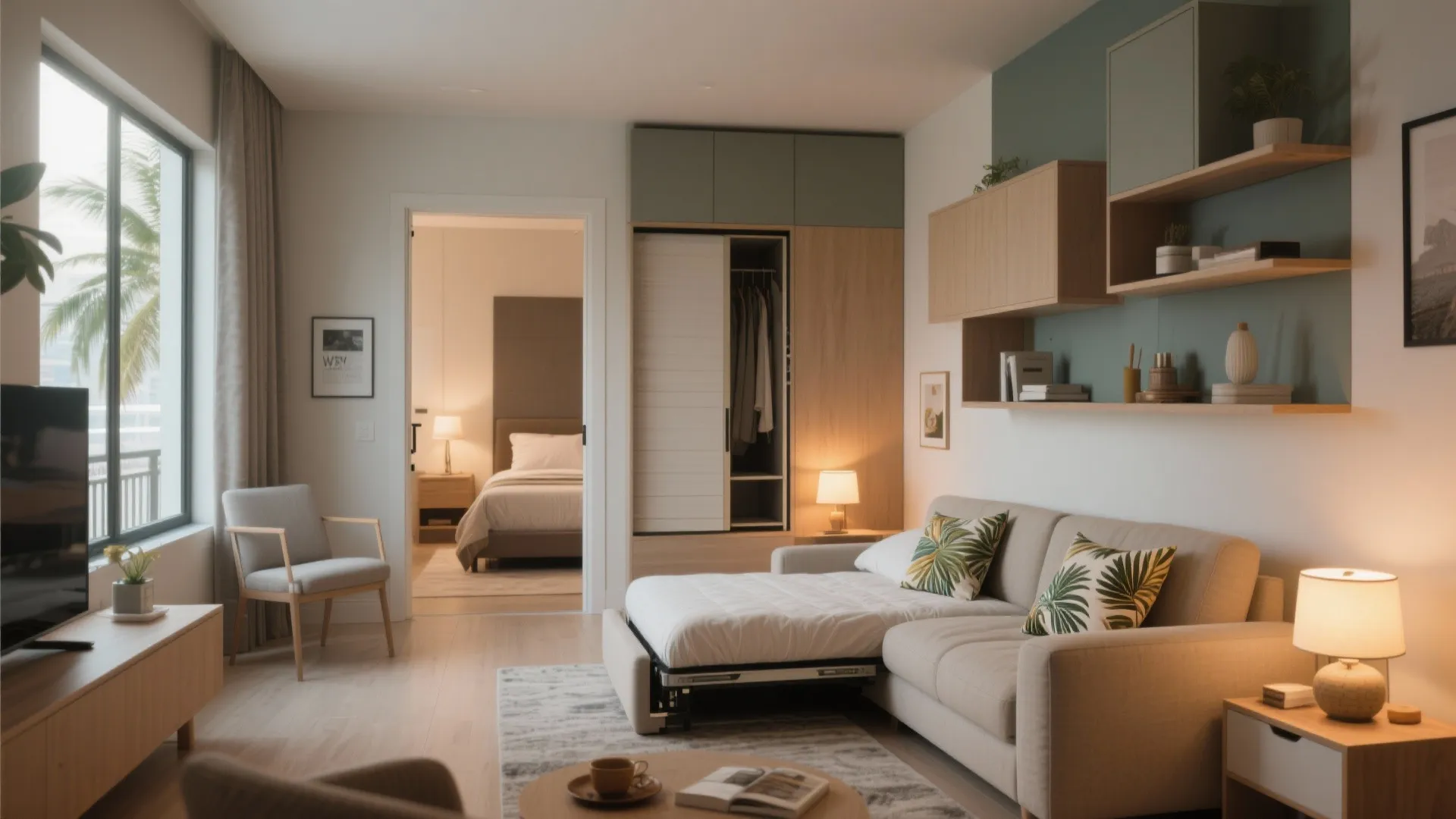 1. Prioritize flexible living with multifunctional furniture