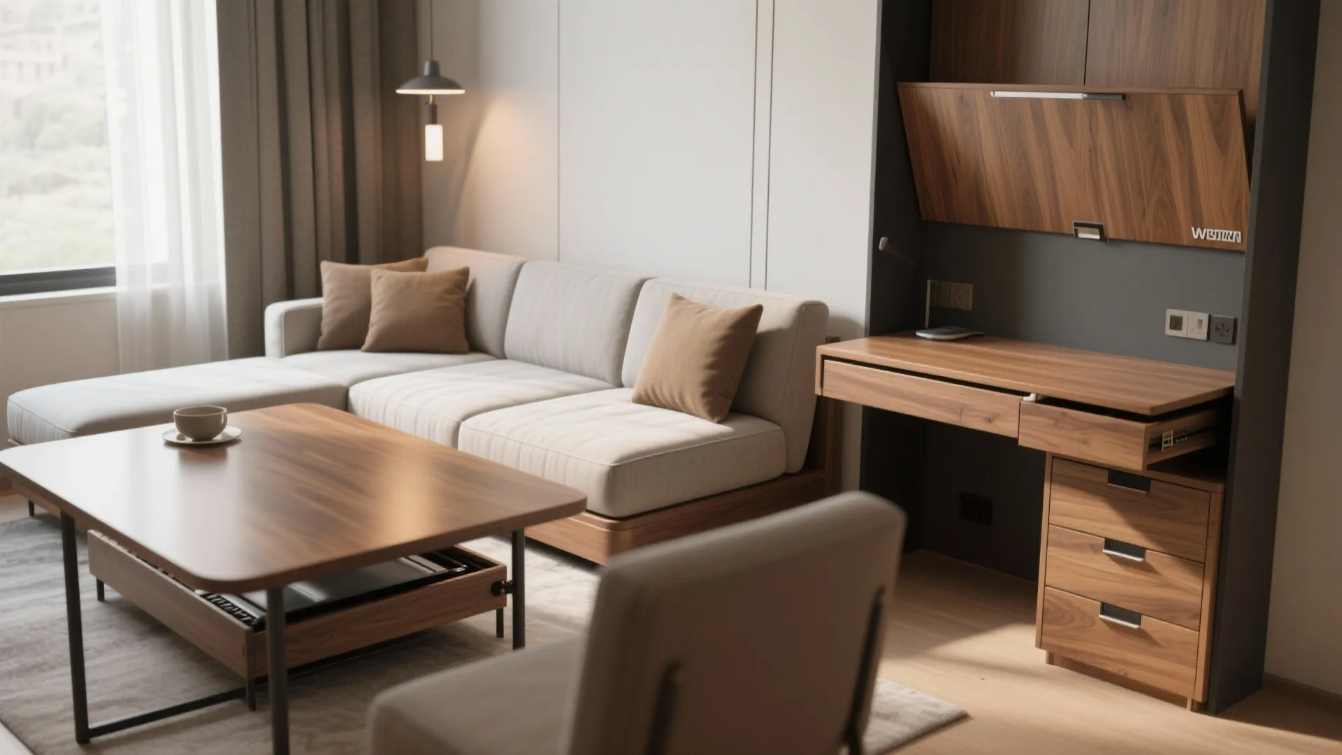 2. Multi-functional furniture that adapts