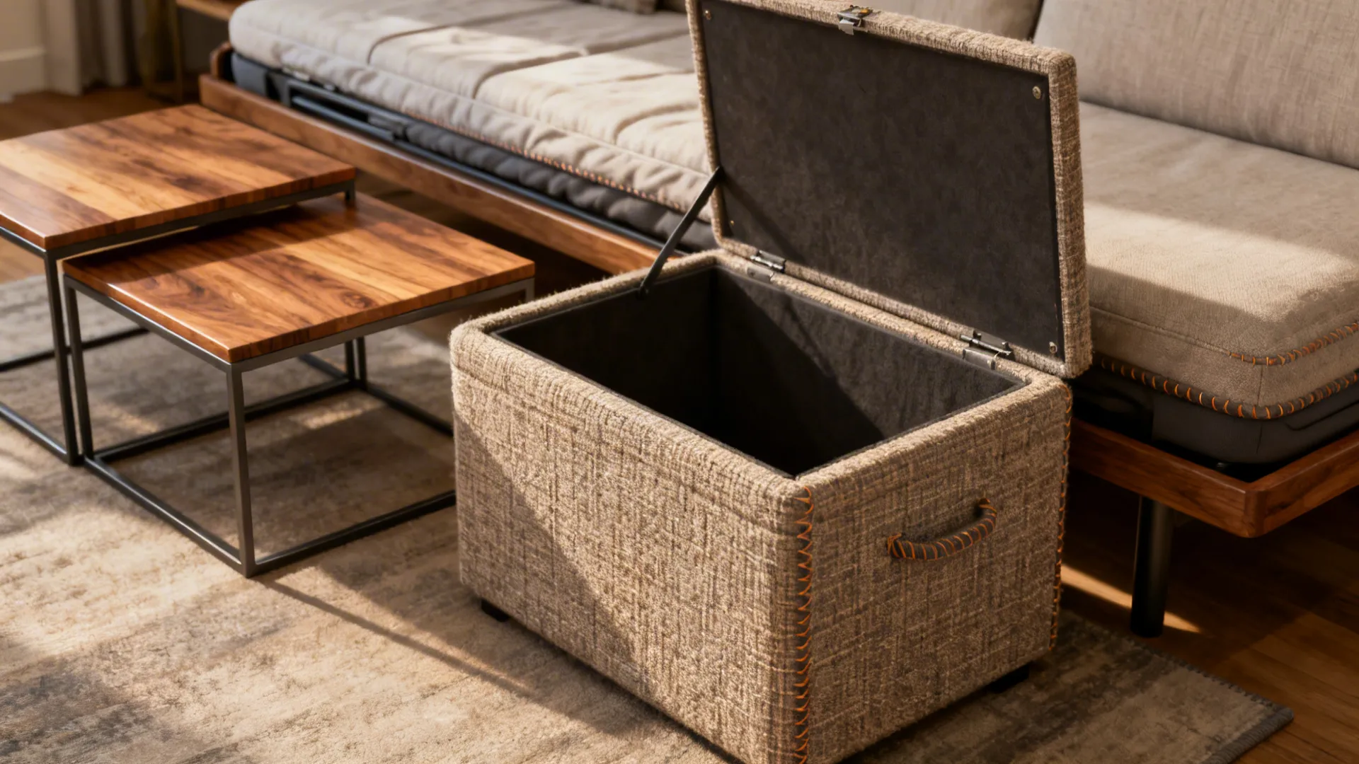 1. Let multifunctional furniture do the heavy lifting