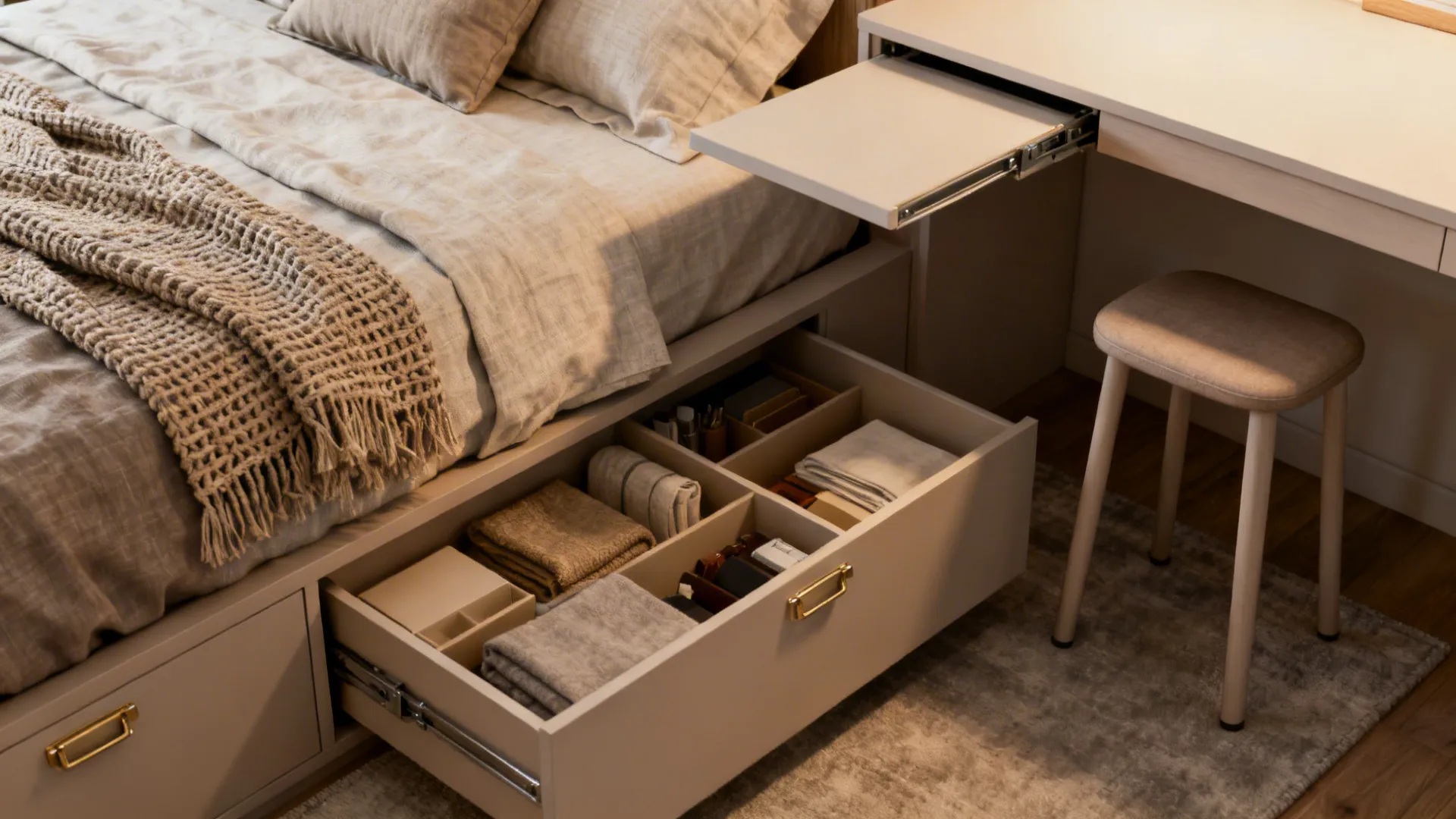 2. Choose multifunctional furniture