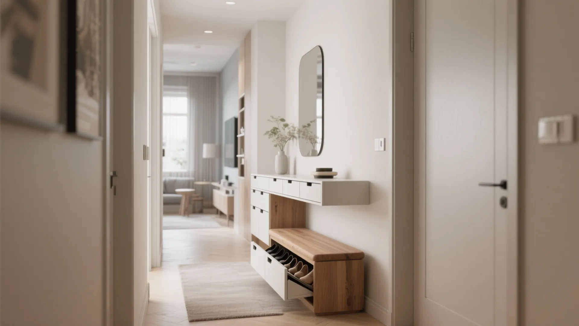 Multifunctional Furniture in Hallways