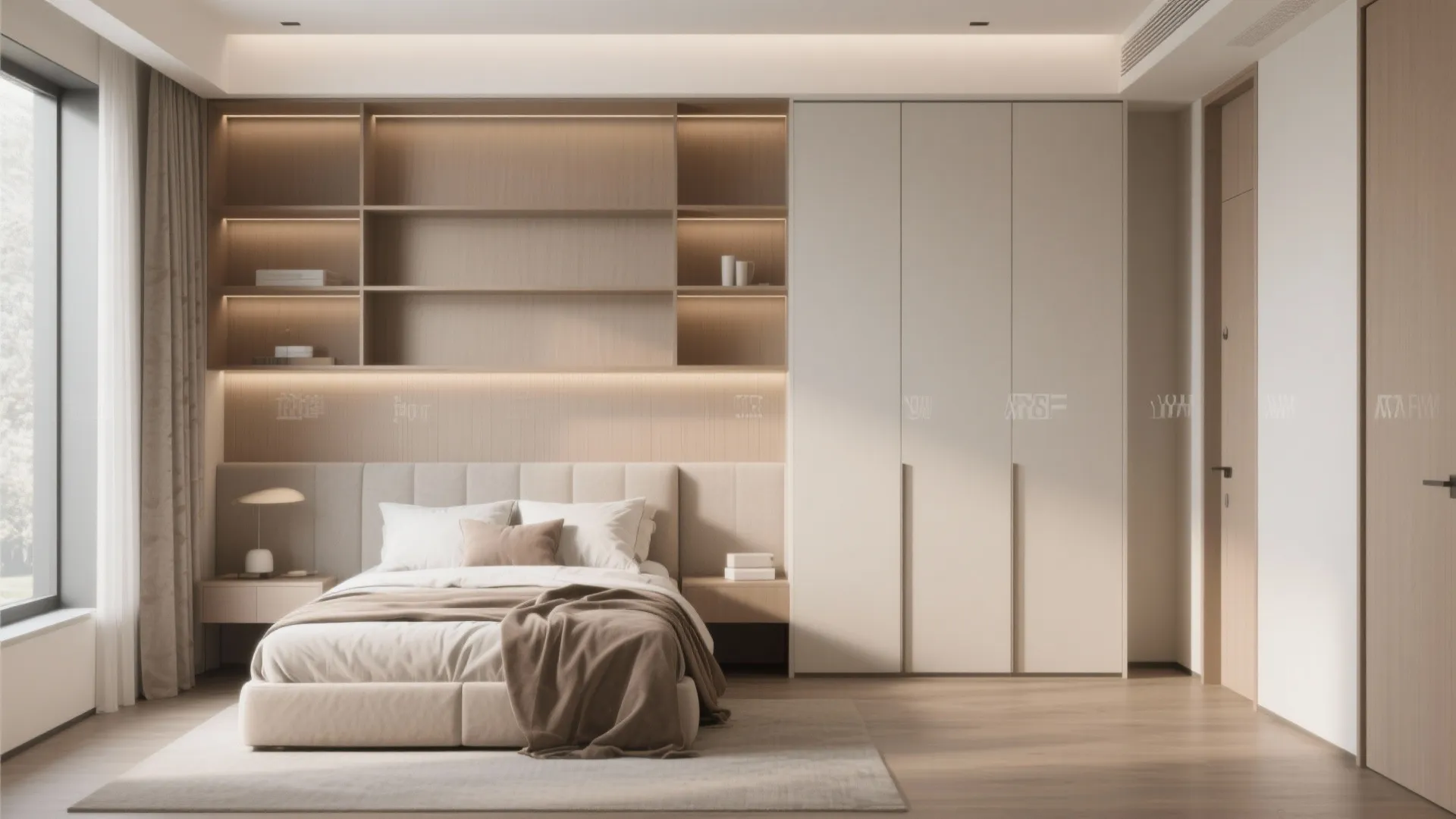 1. Build a Multifunctional Headboard Wall