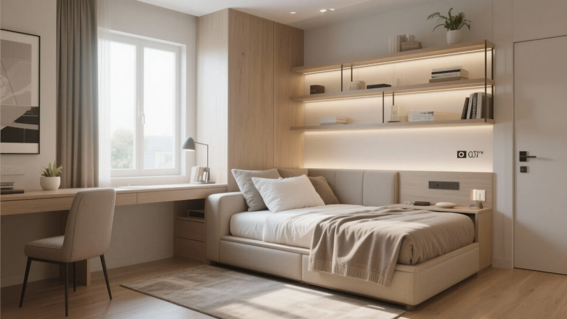 Multi-functional furniture for compact rooms