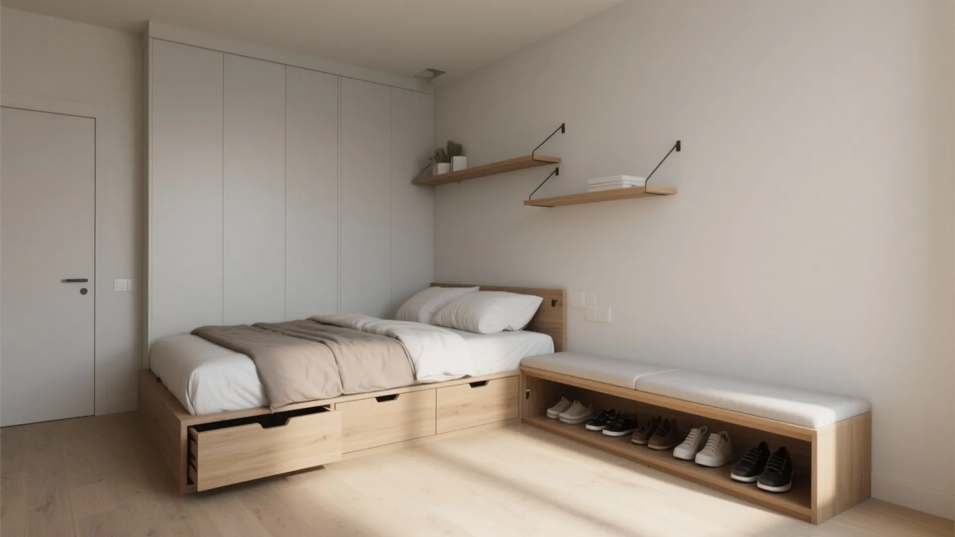 3. Prioritize multifunctional furniture and clever storage