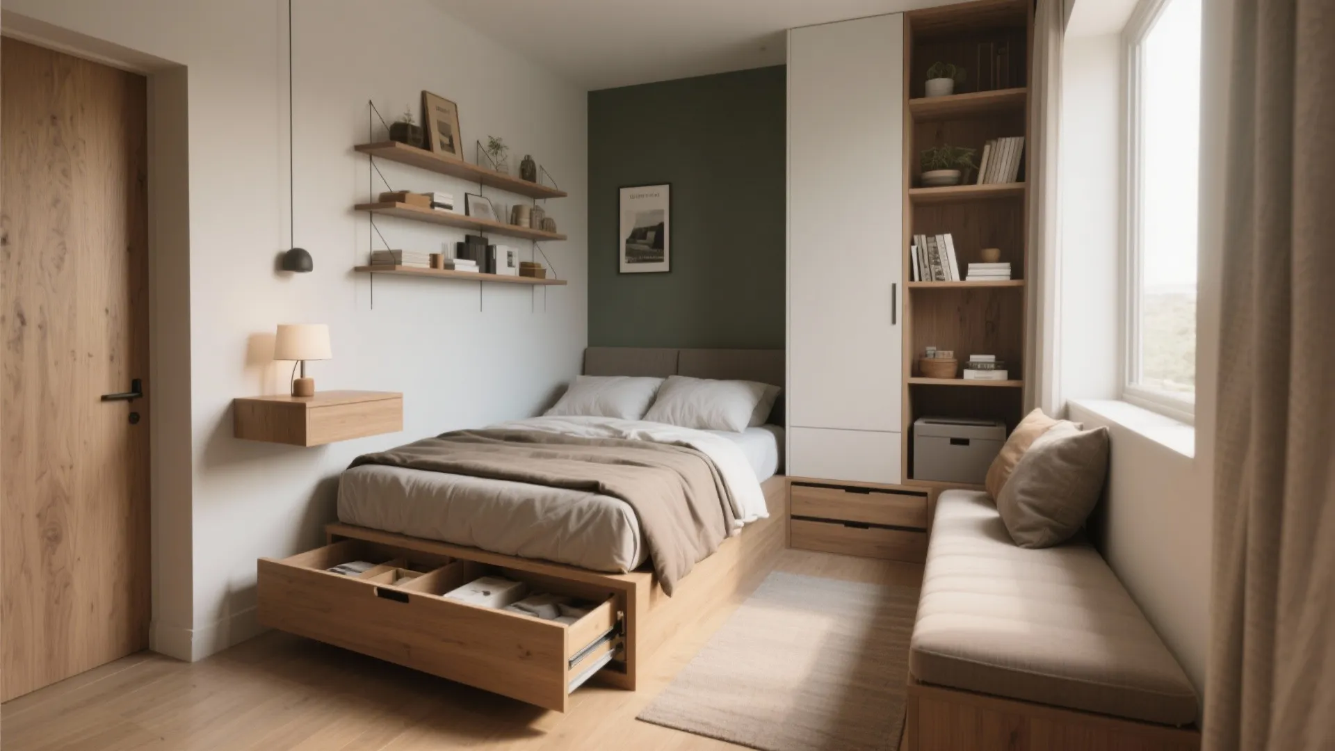 4. Maximize storage with multifunctional furniture