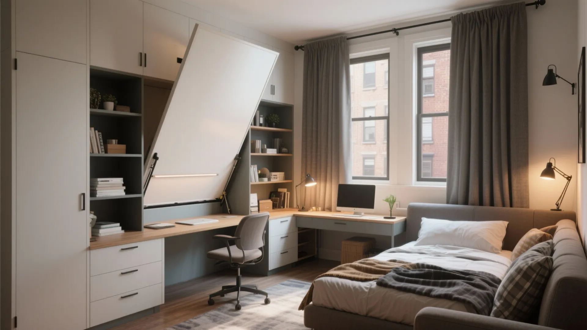 2. Create a multifunctional third bedroom