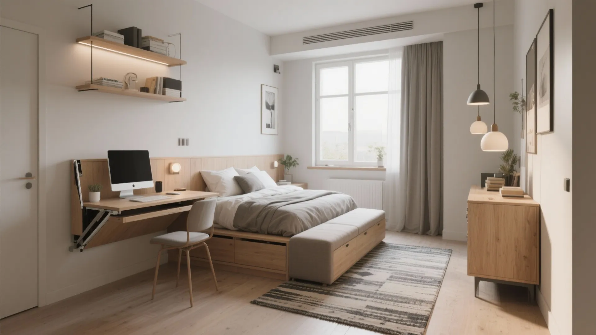 Multi-Functional Furniture and Zoned Layouts