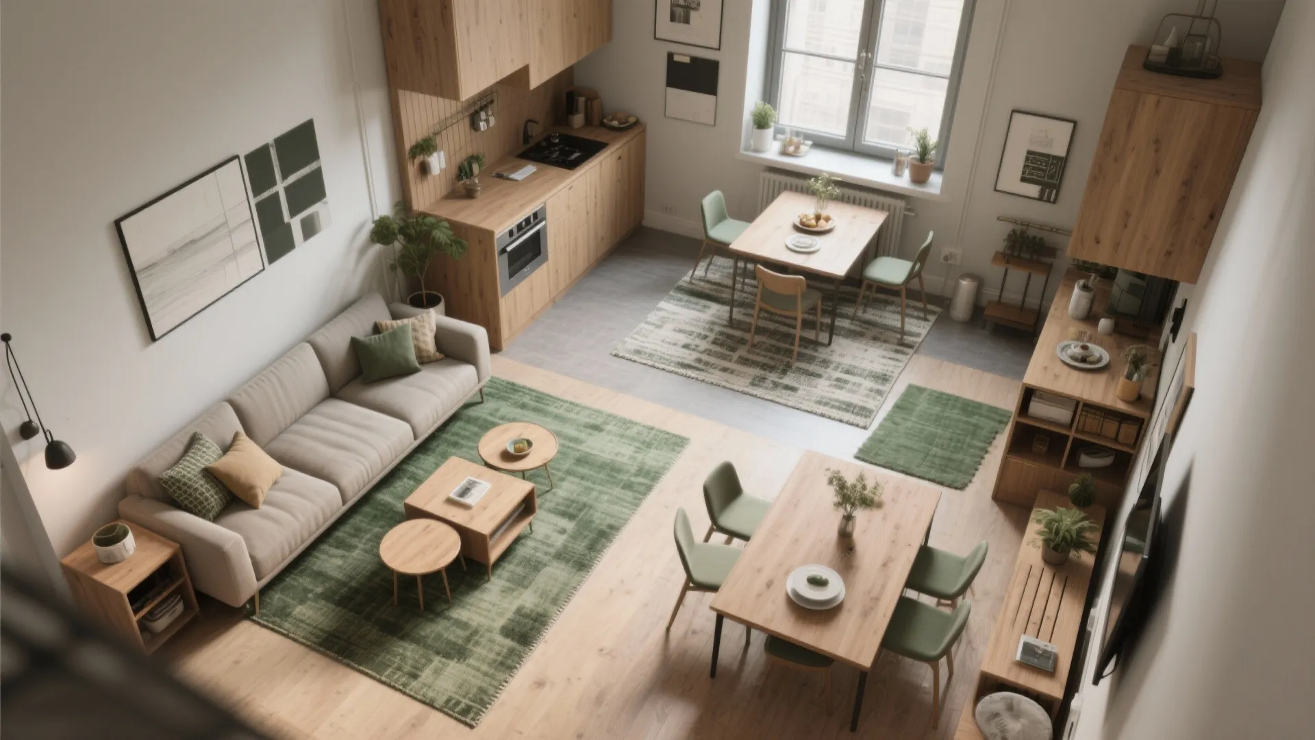 3. Make multifunctional zones with smart furniture