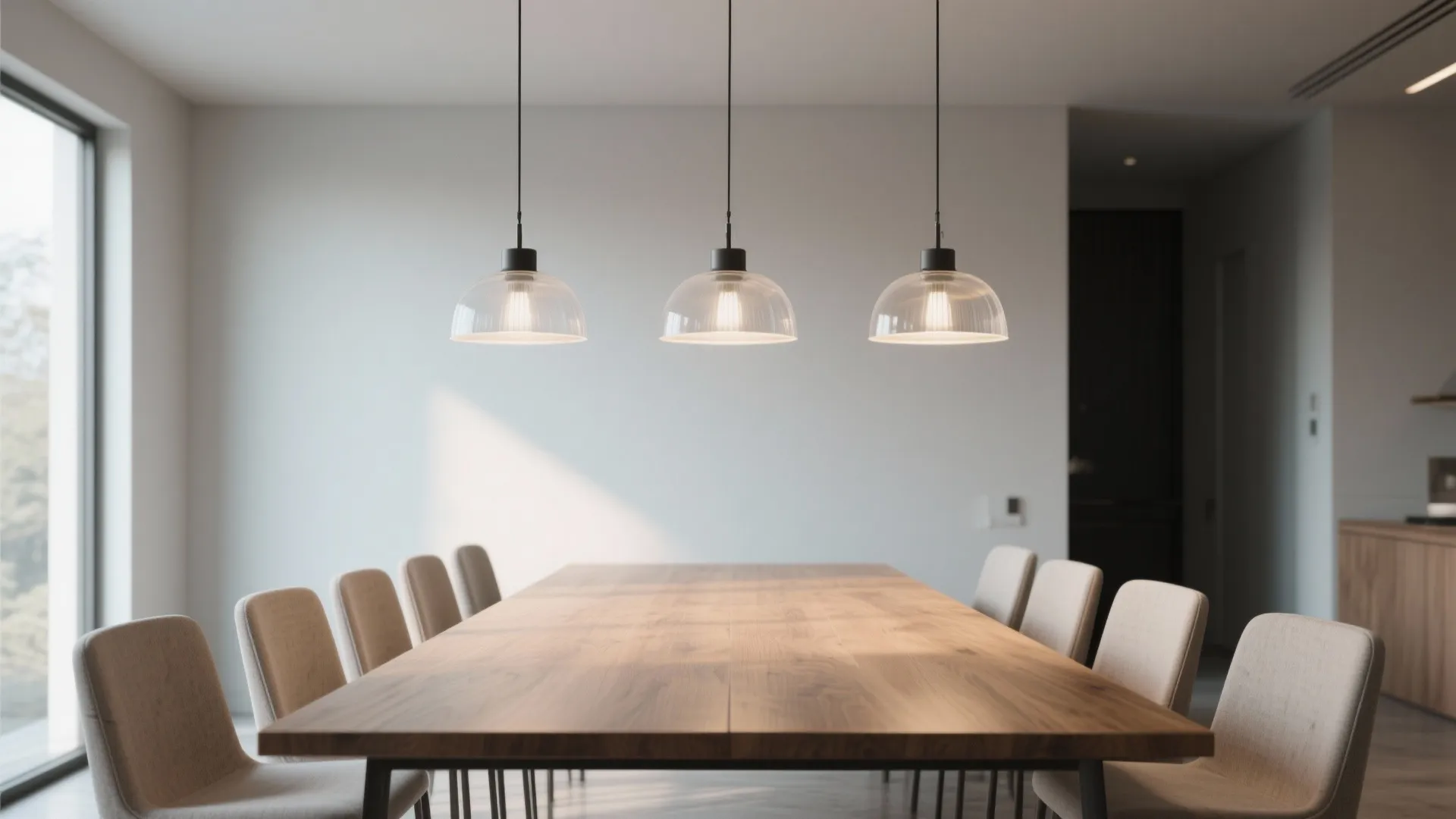 4. Multiple pendants: measure spacing, not just height