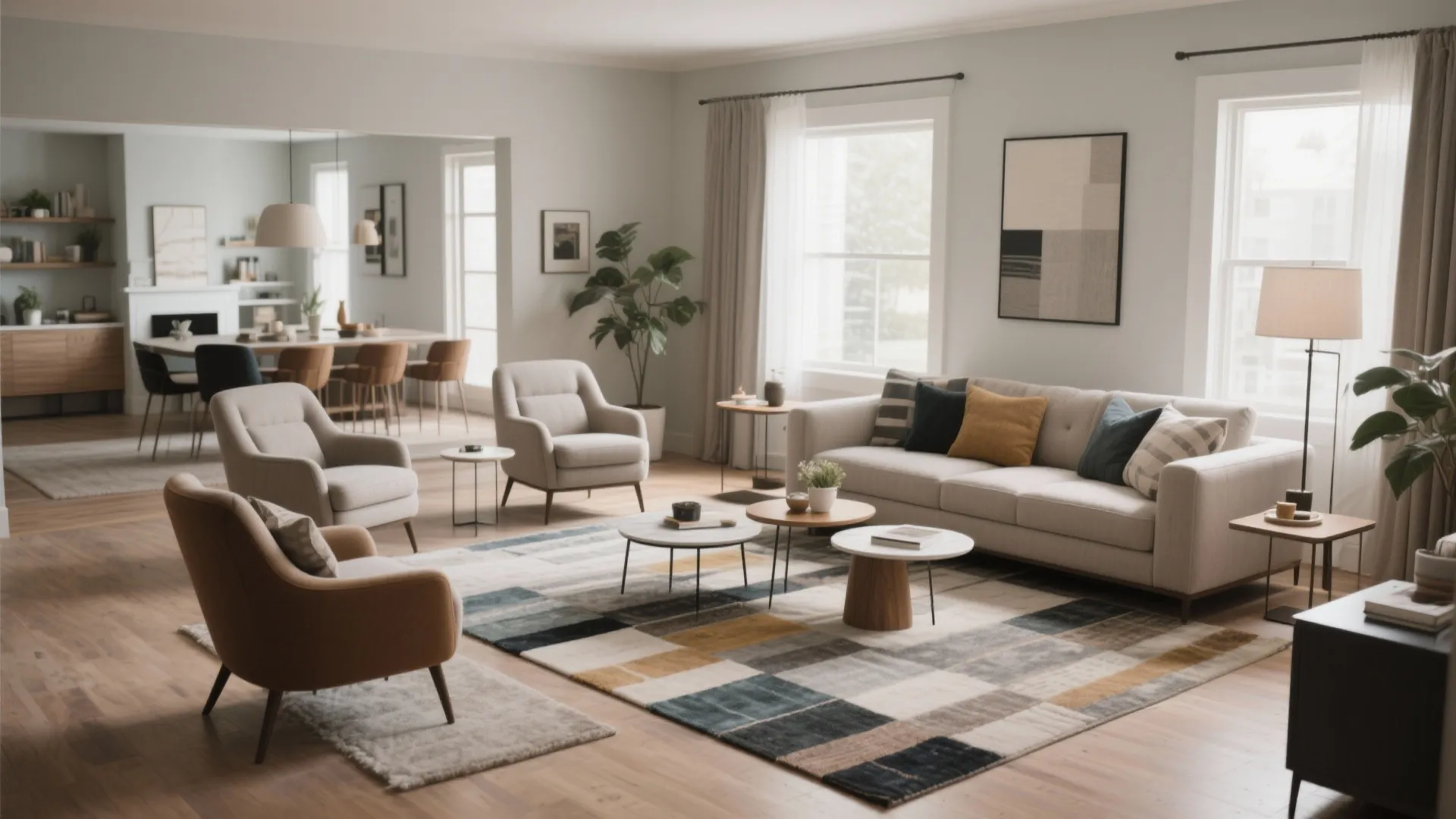 9. Multiple Seating Clusters