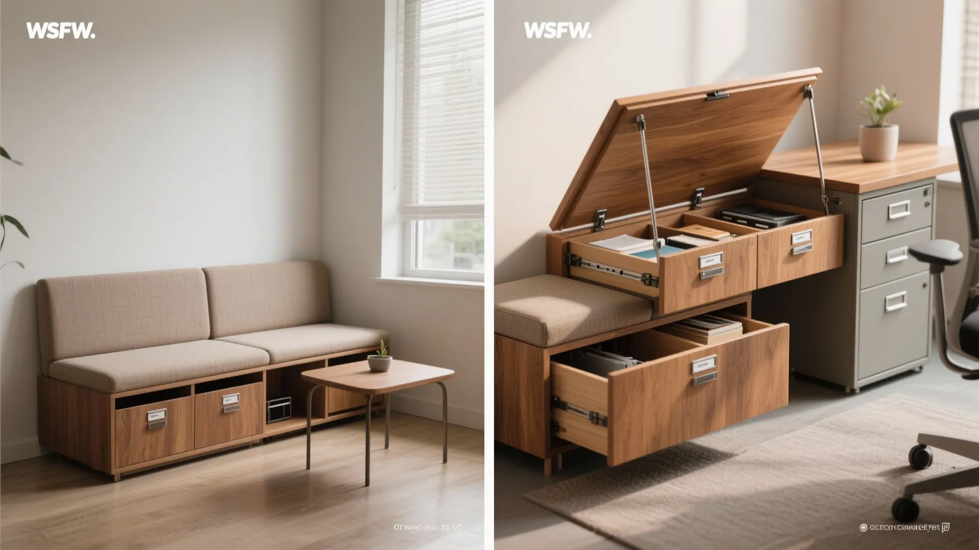4. Multipurpose furniture