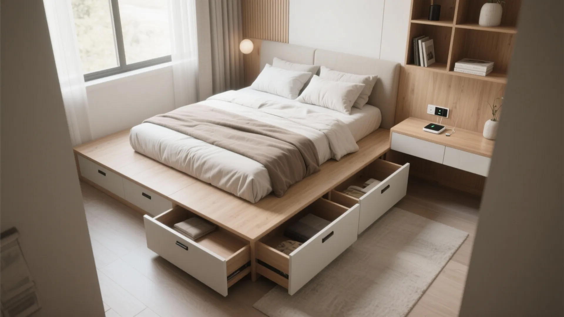 3. Invest in multipurpose furniture