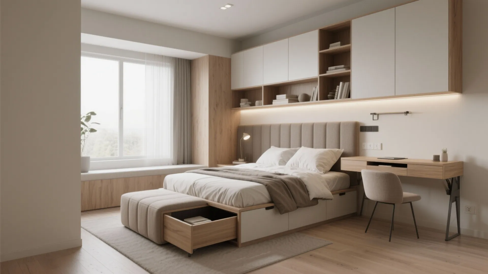 3. Multipurpose furniture to free up space