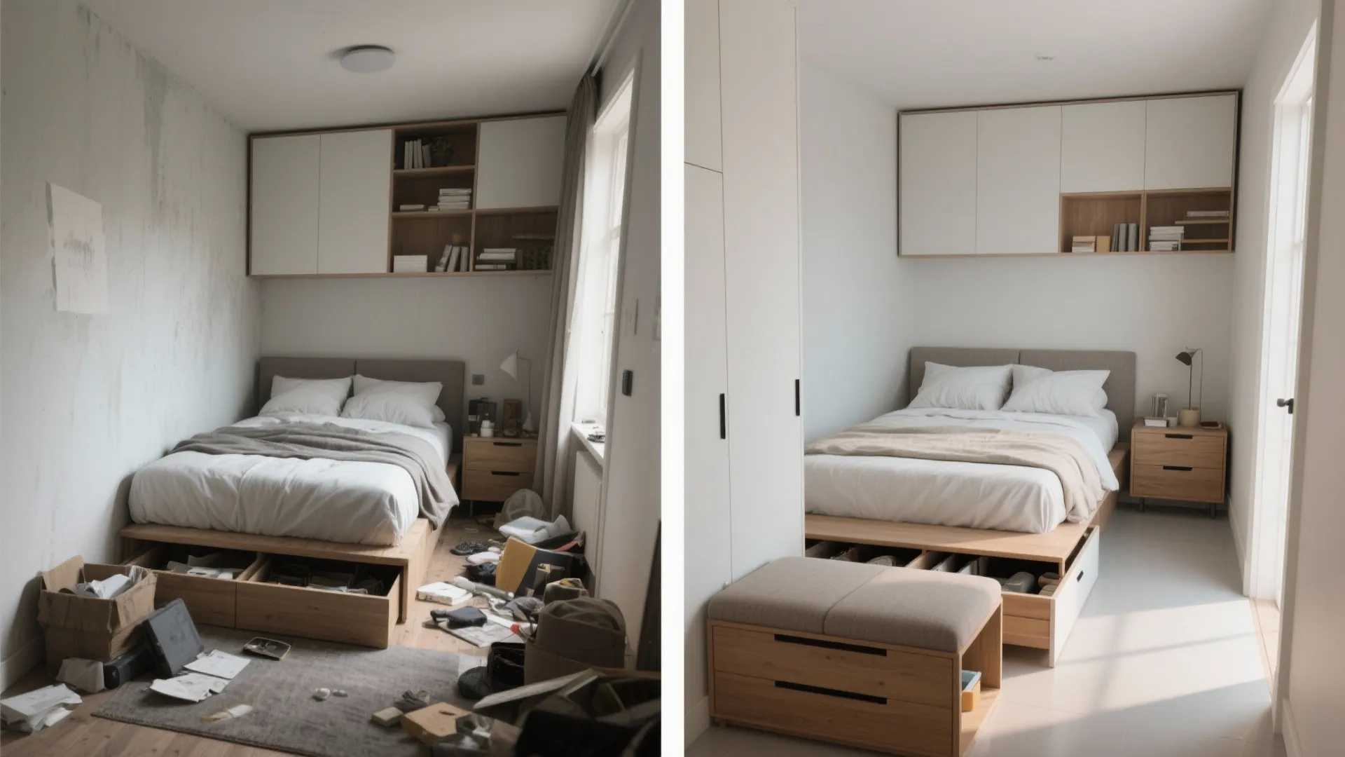 4. Multipurpose Furniture and Smart Bed Placement