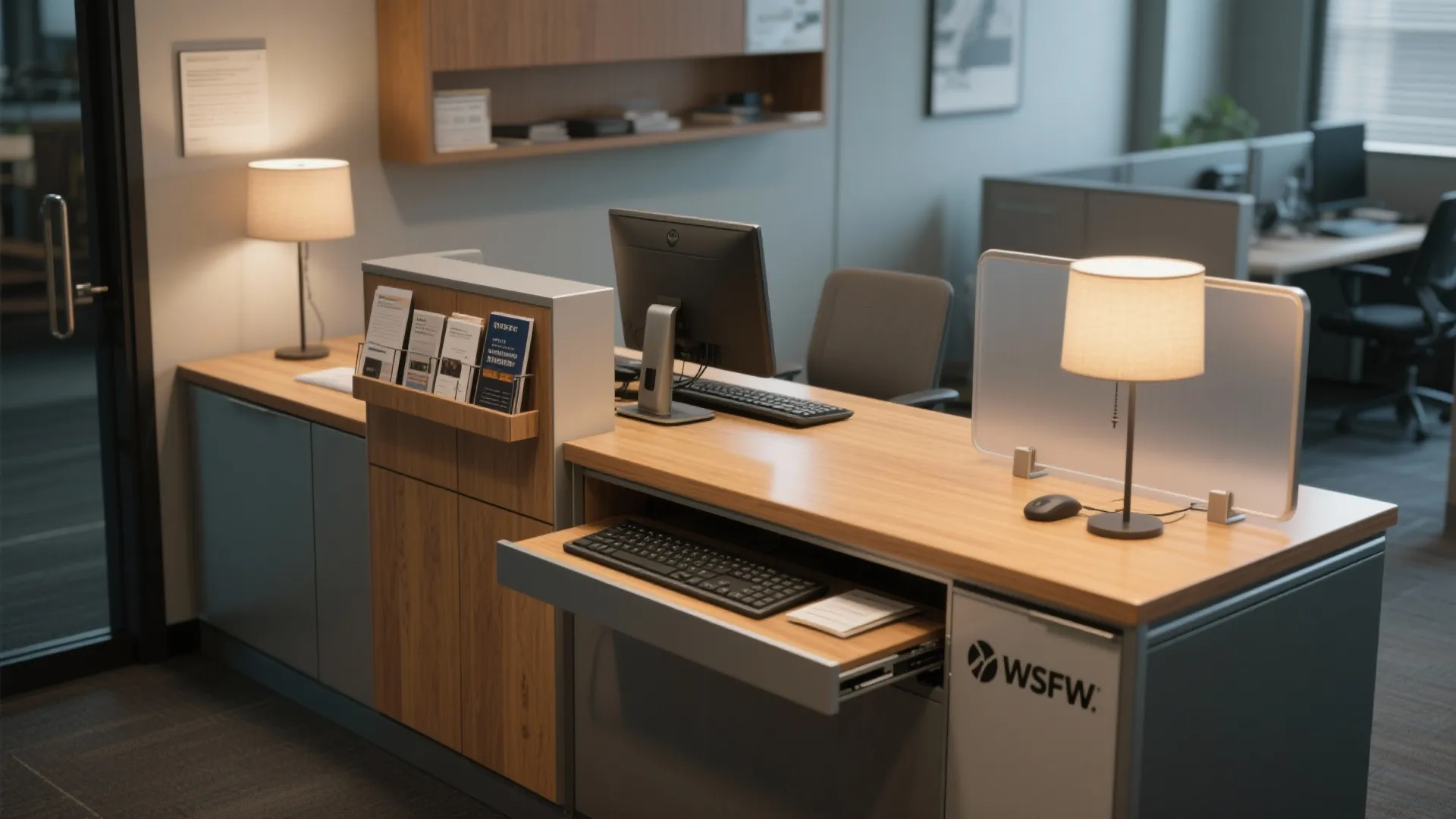 2. Multipurpose reception desks