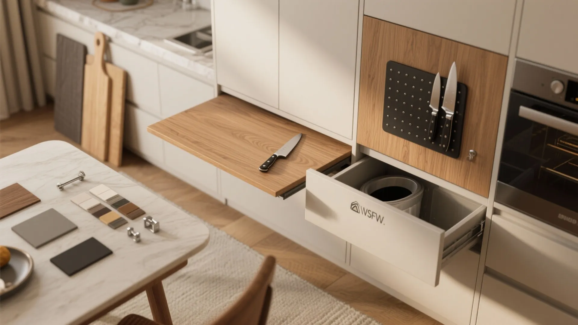 5. Multipurpose cabinet fronts