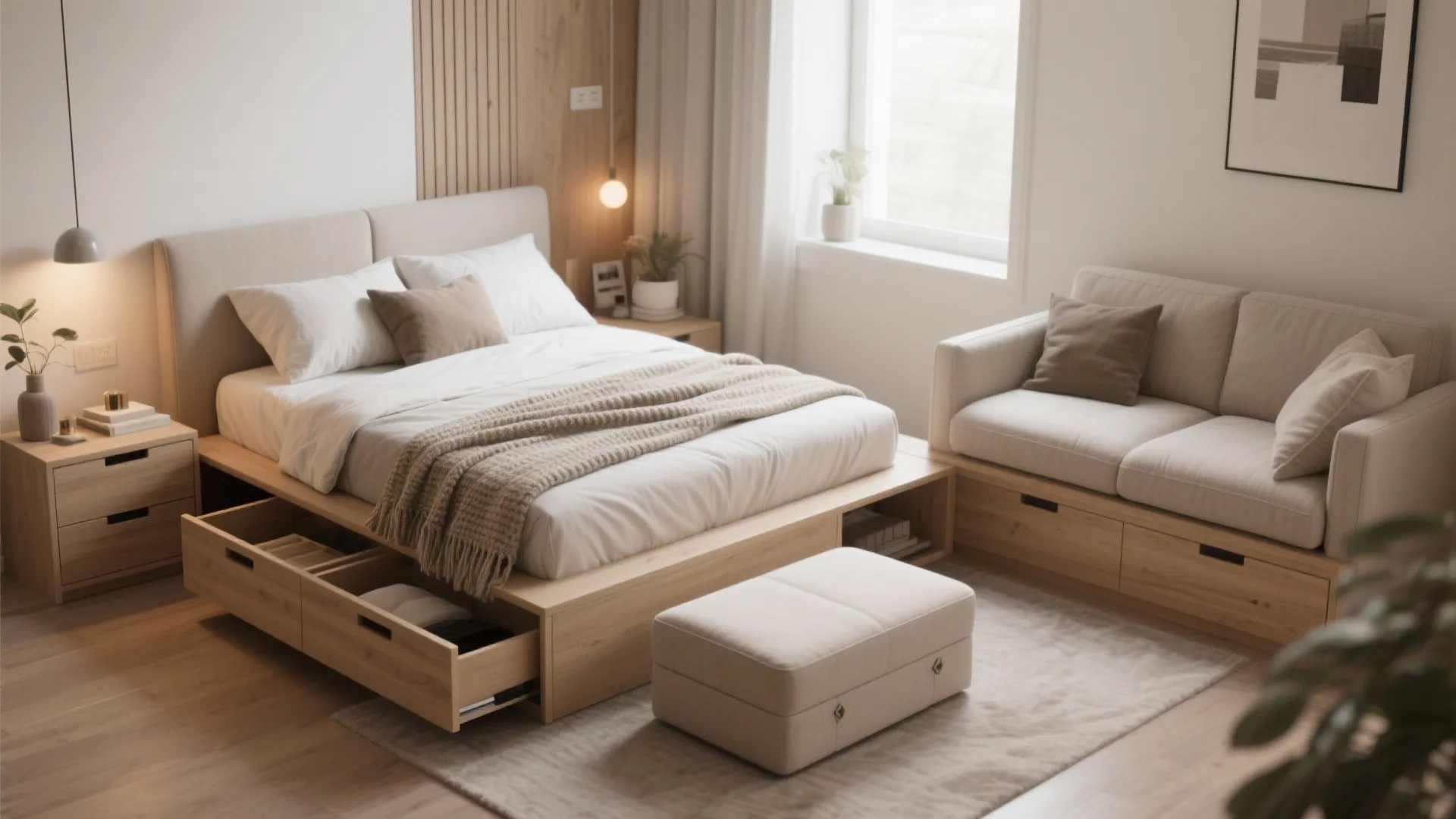 2. Multipurpose furniture that doubles down