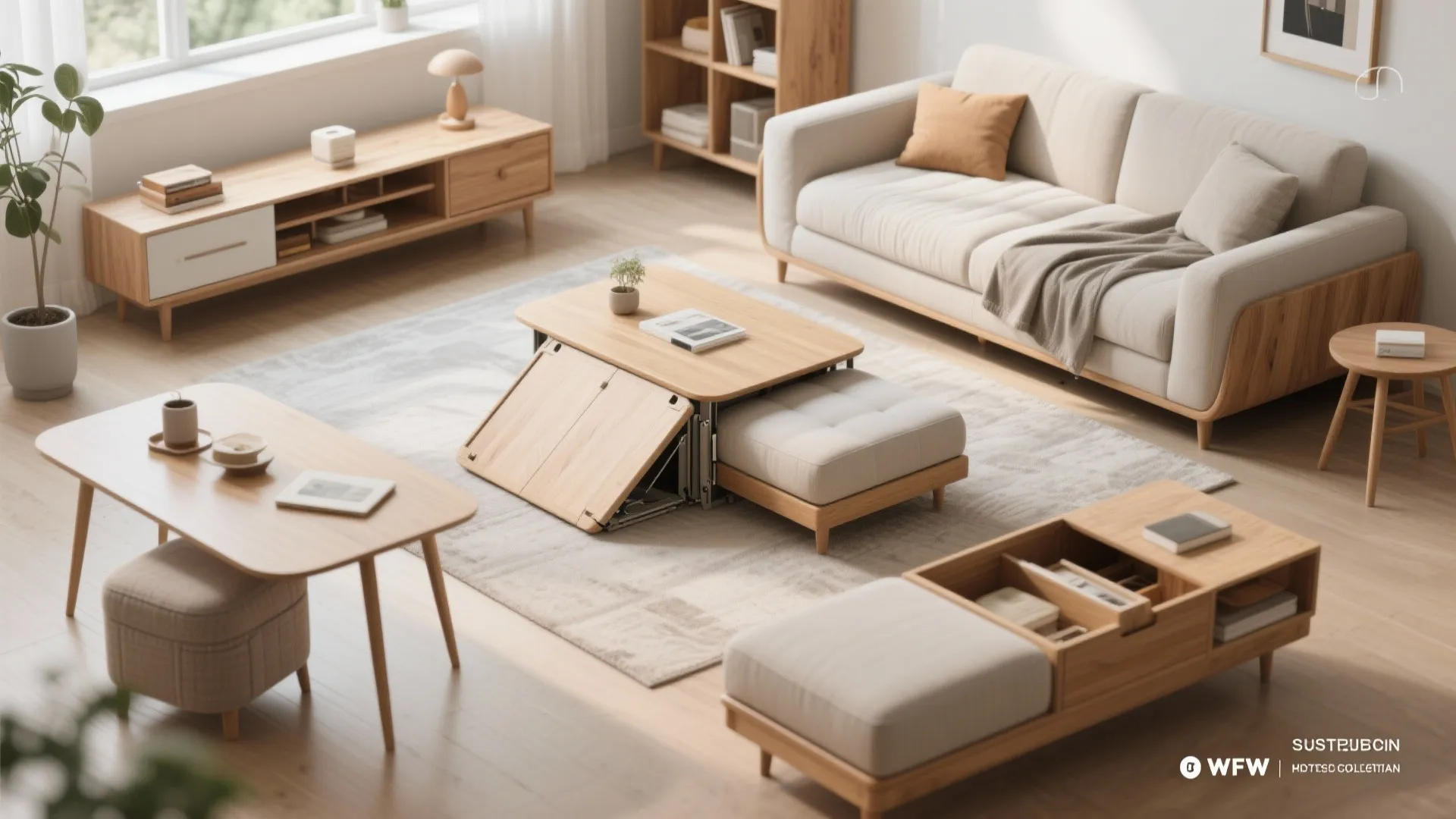 3. Multipurpose Furniture
