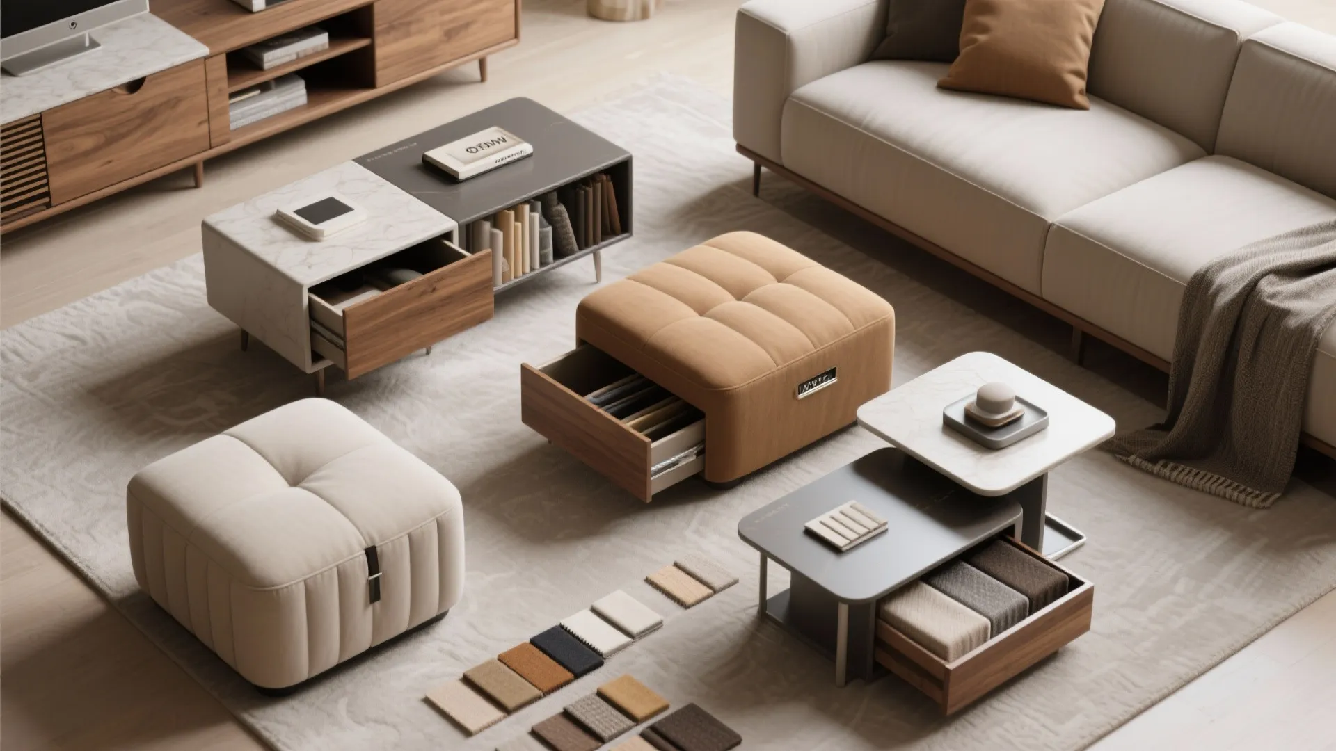 4. Multipurpose Furniture Pieces