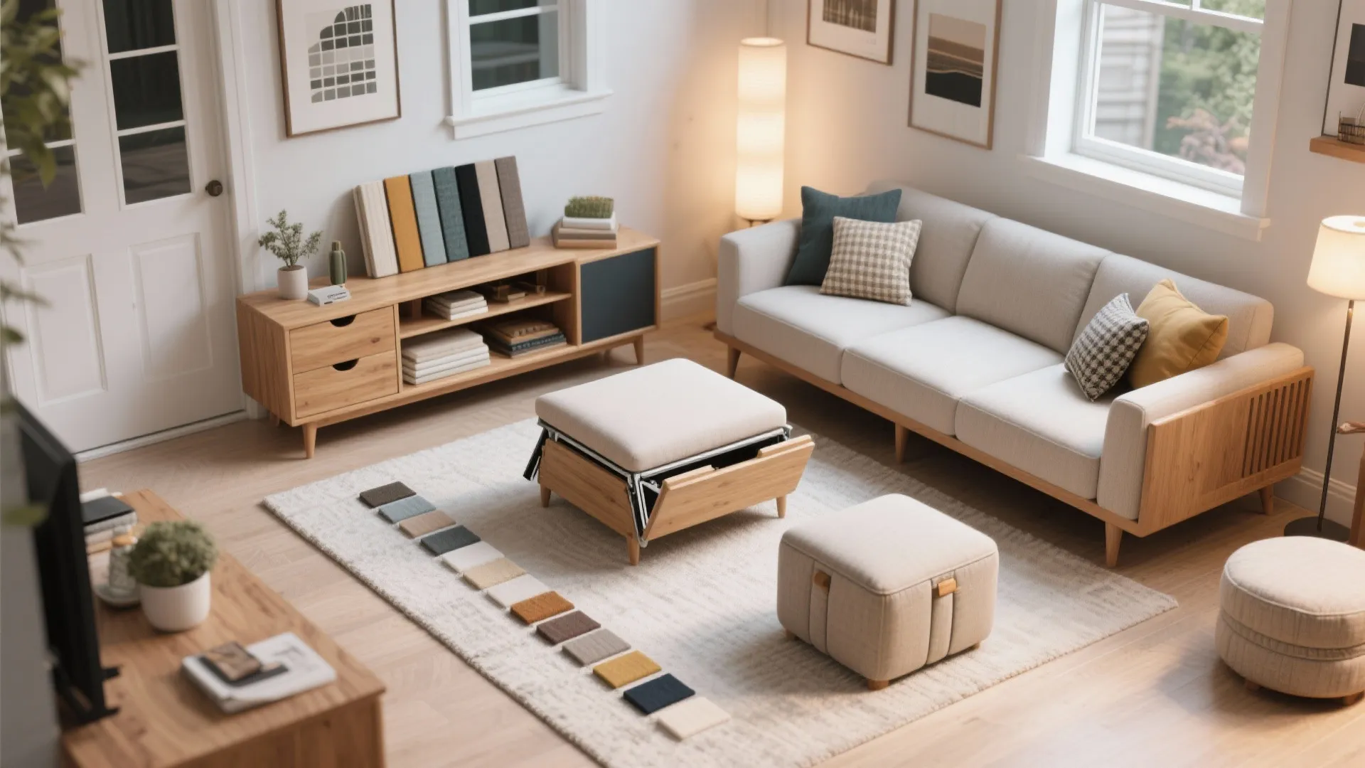 5. Multipurpose Furniture Pieces