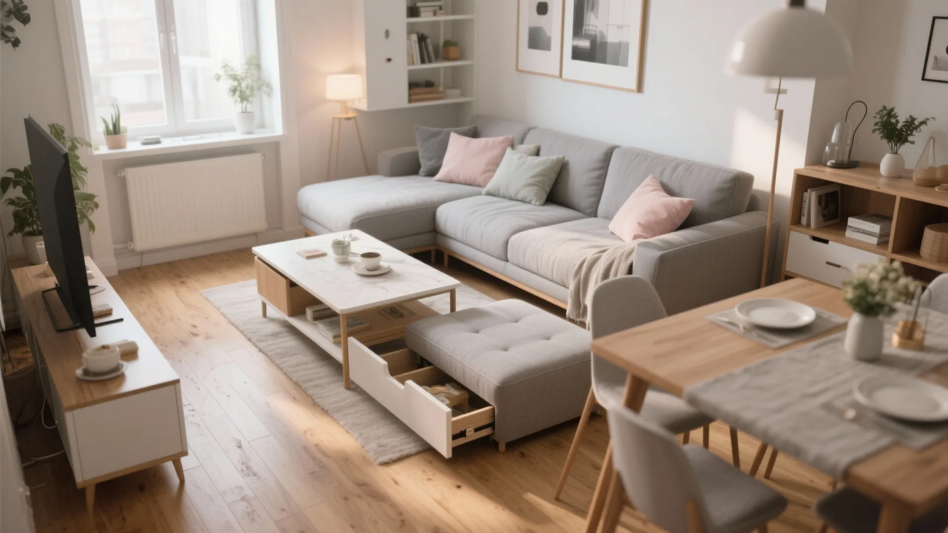 2. Multipurpose Furniture