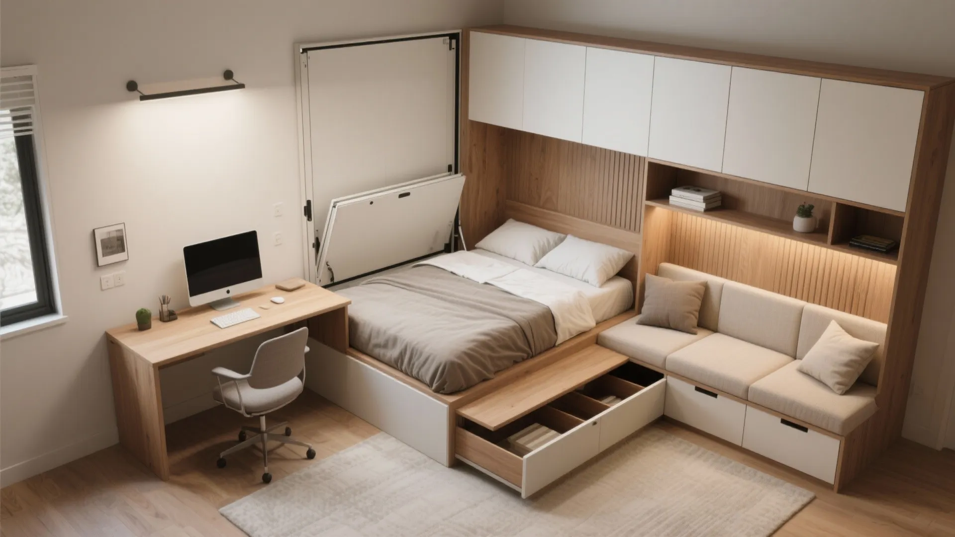 3. Multipurpose Rooms and Flexible Furniture