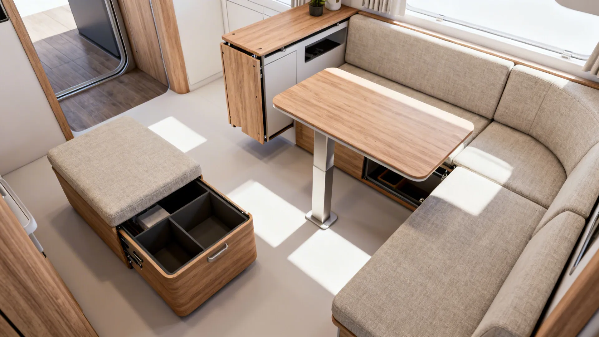 2. Multipurpose furniture for flexibility