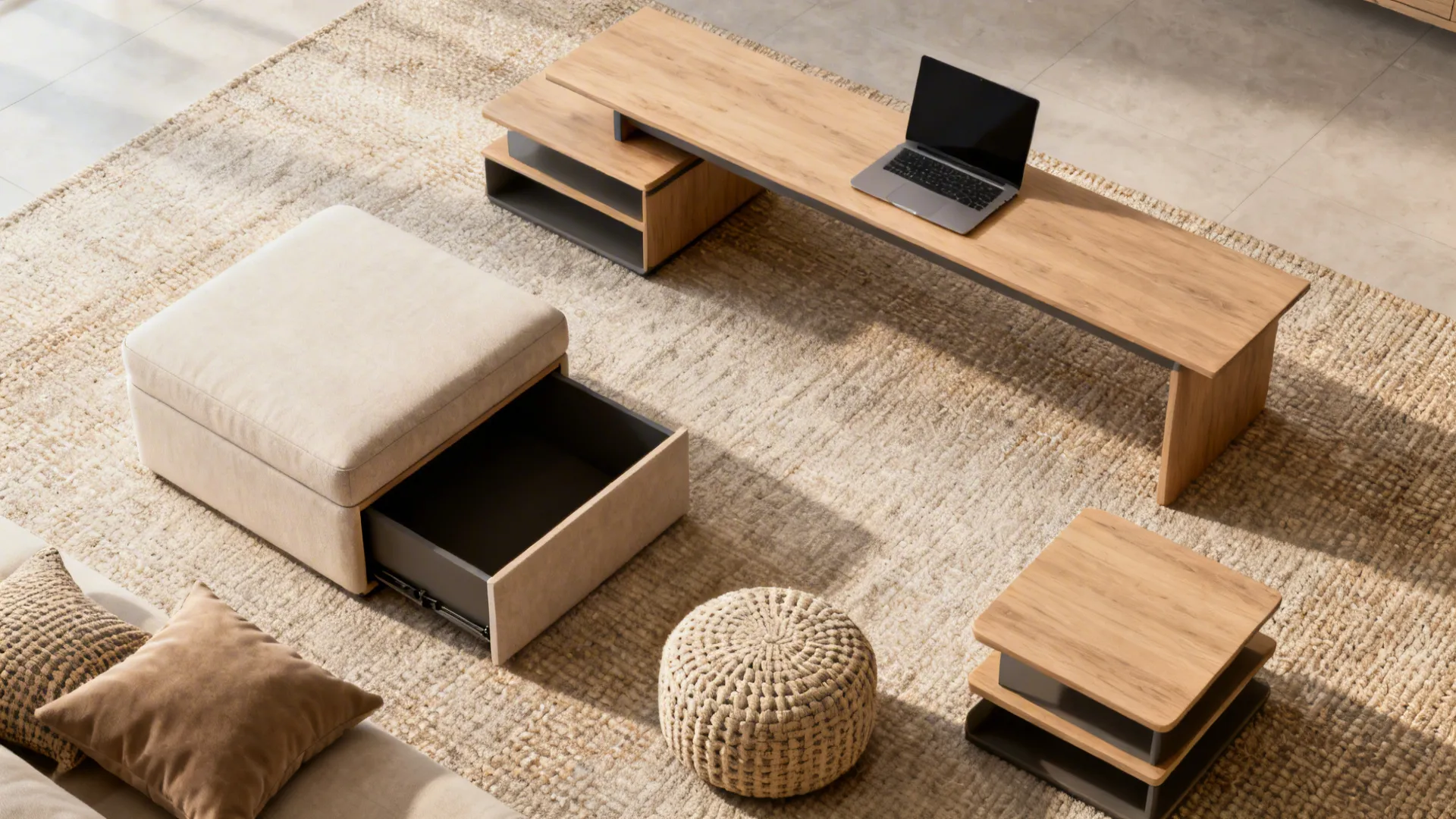 2. Choose multipurpose furniture