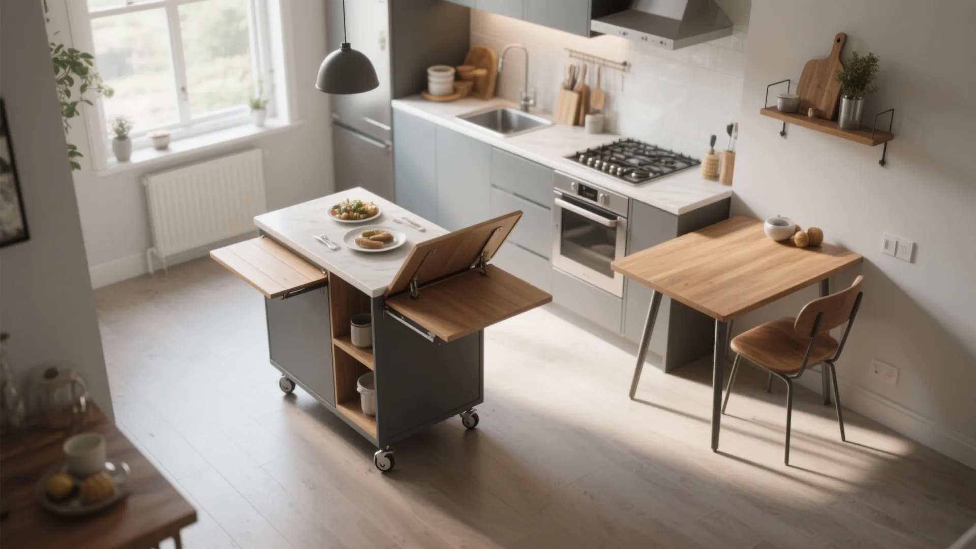 2. Multipurpose Island (or No-Island Alternatives)