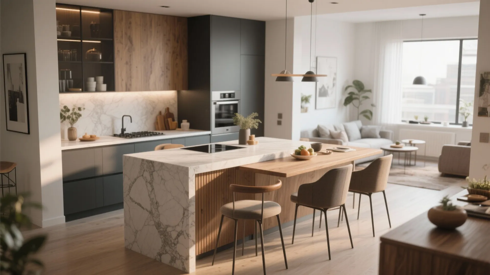 4. Multipurpose Kitchen Island