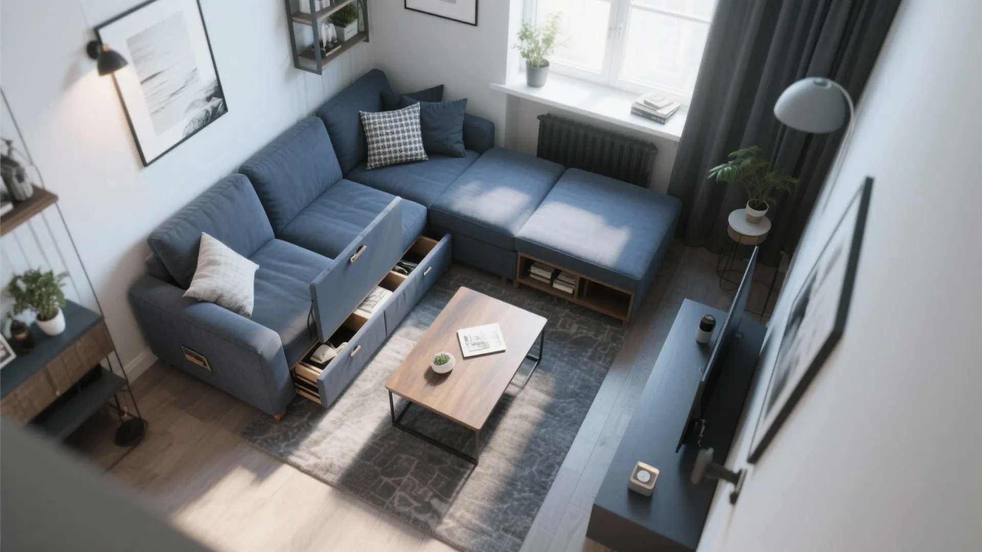 7. Multipurpose Furniture