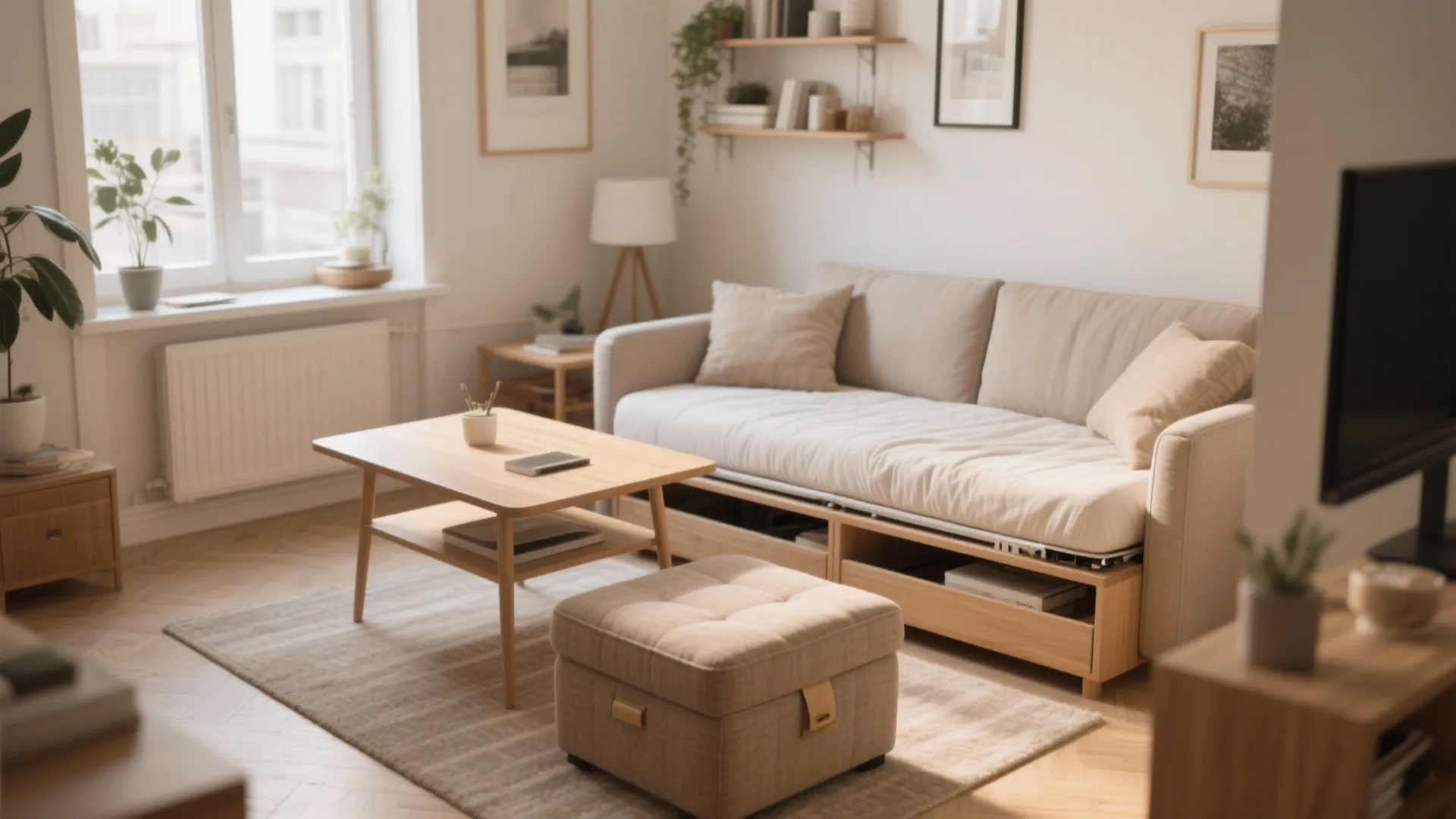 4. Multipurpose Furniture